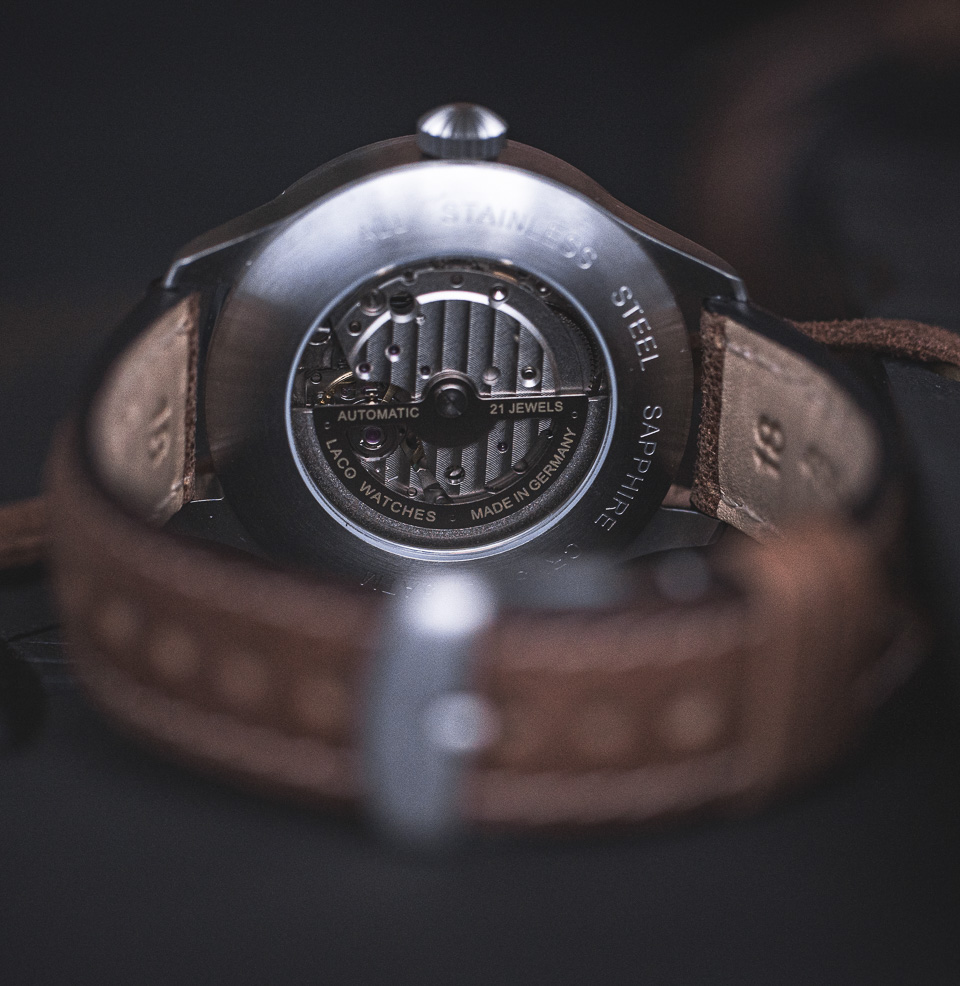 Valencia Navy Watches See through caseback