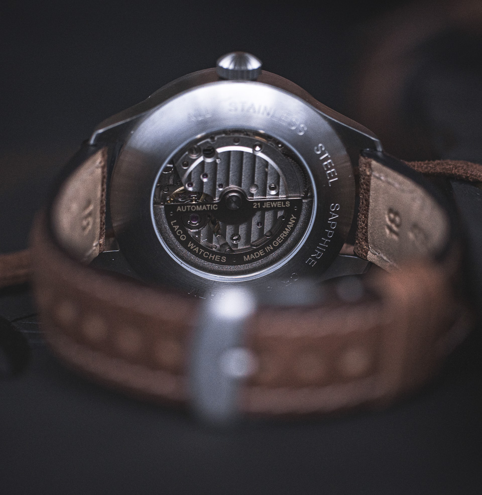 Valencia Navy Watches See through caseack