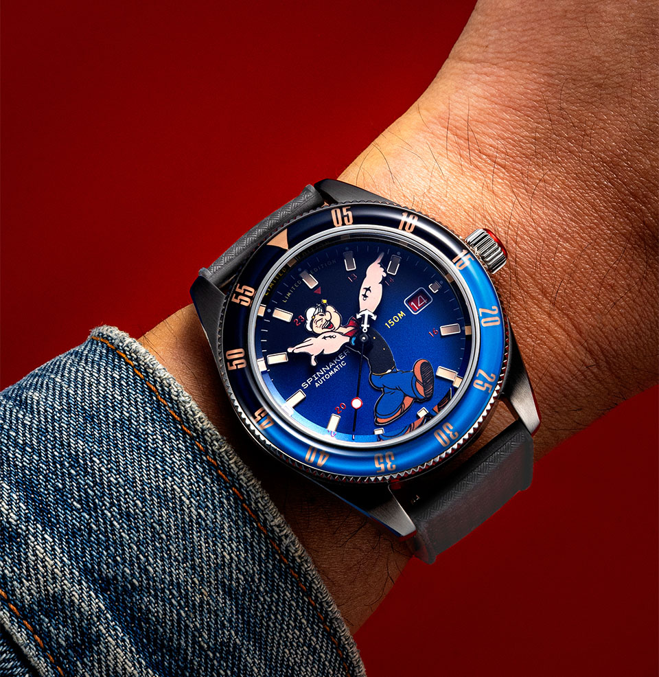 Fleuss Automatic Popeye Bronemies Limited Edition (Preorder) 43mm Stainless Steel Case