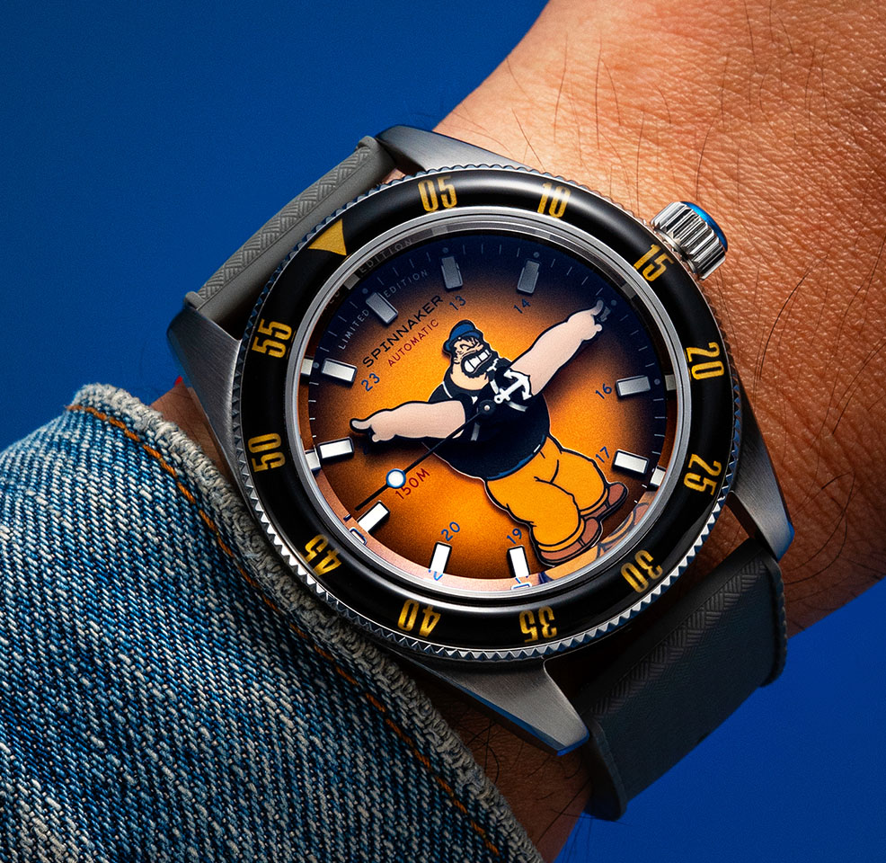 Fleuss Automatic Popeye Bronemies Limited Edition (Preorder) 43mm Stainless Steel Case