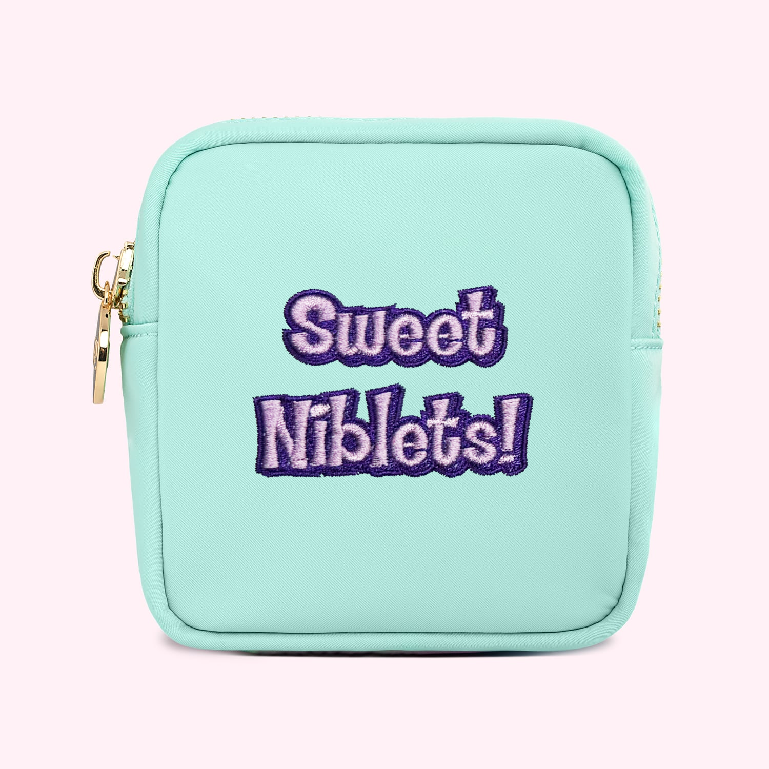 Embroidered Sweet Niblets Mini Pouch