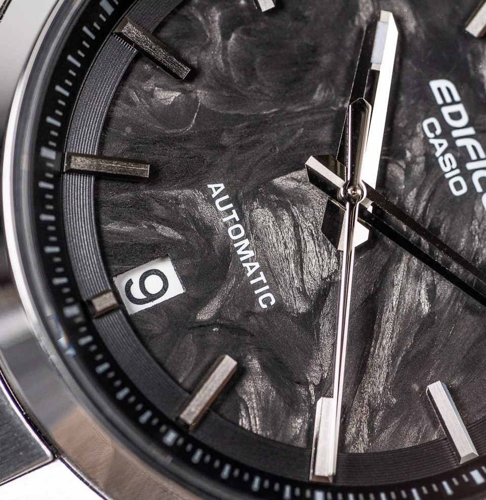 Edifice Automatic EFK-100 Series Forged Carbon Dial