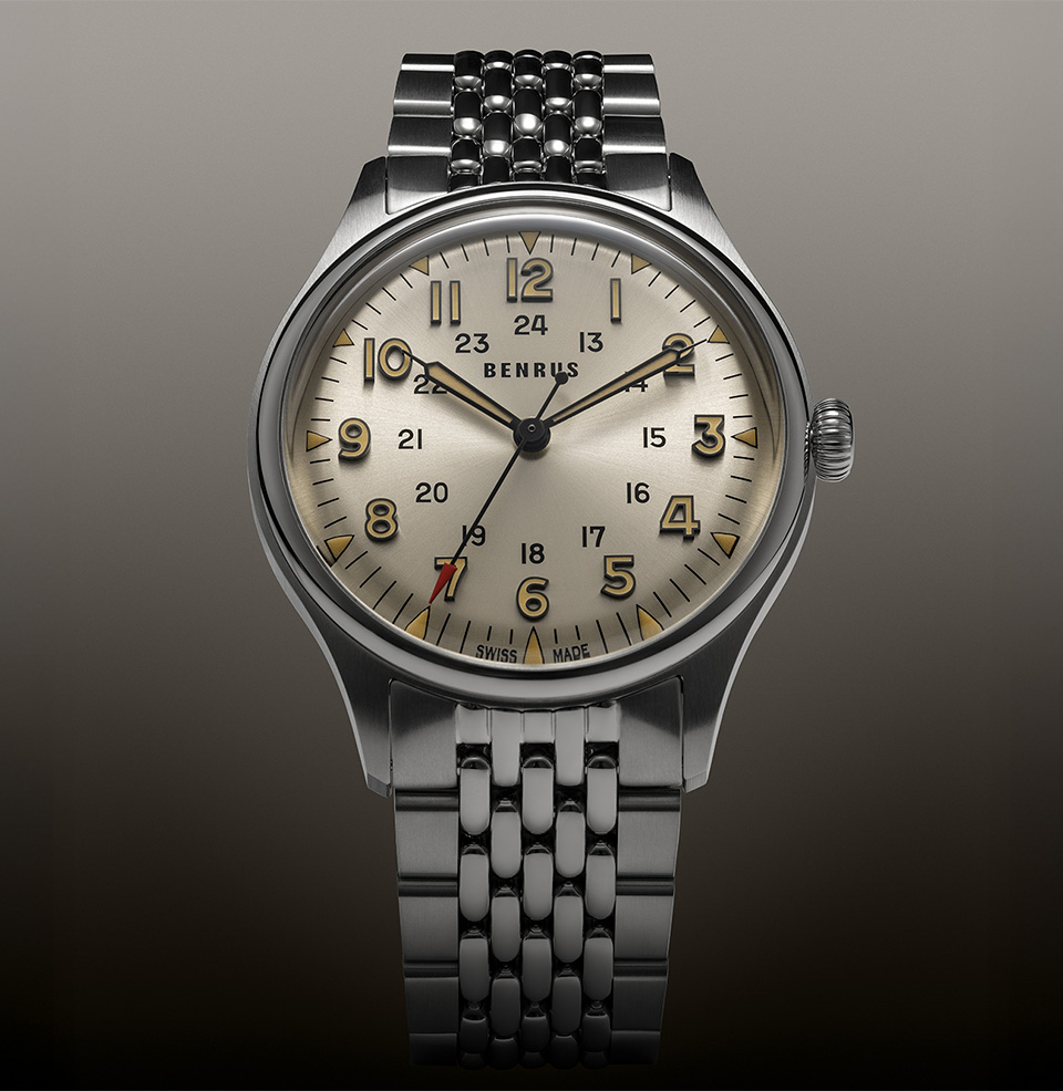 #3061 BOR Highly legible silver dial