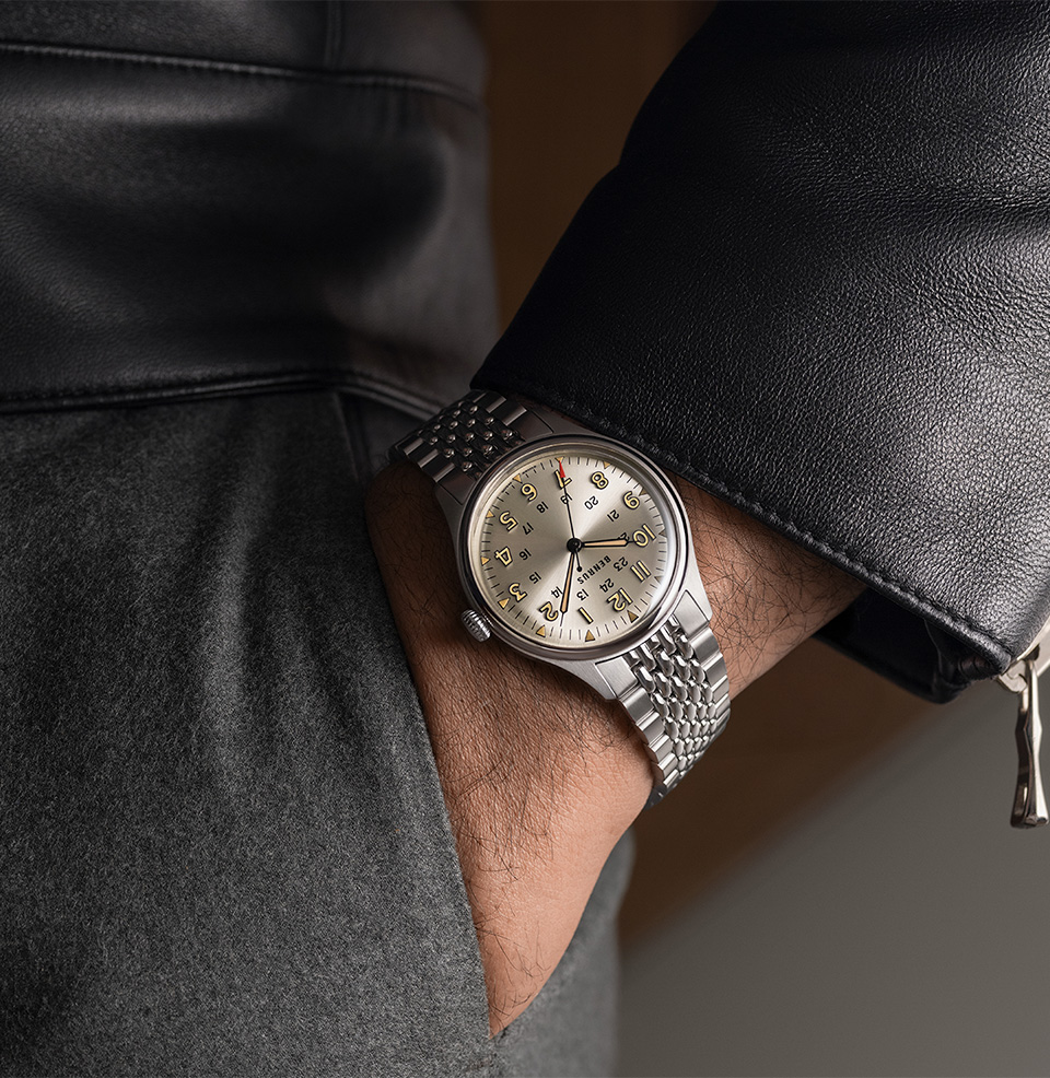 #3061 BOR 39.5mm stainless steel case