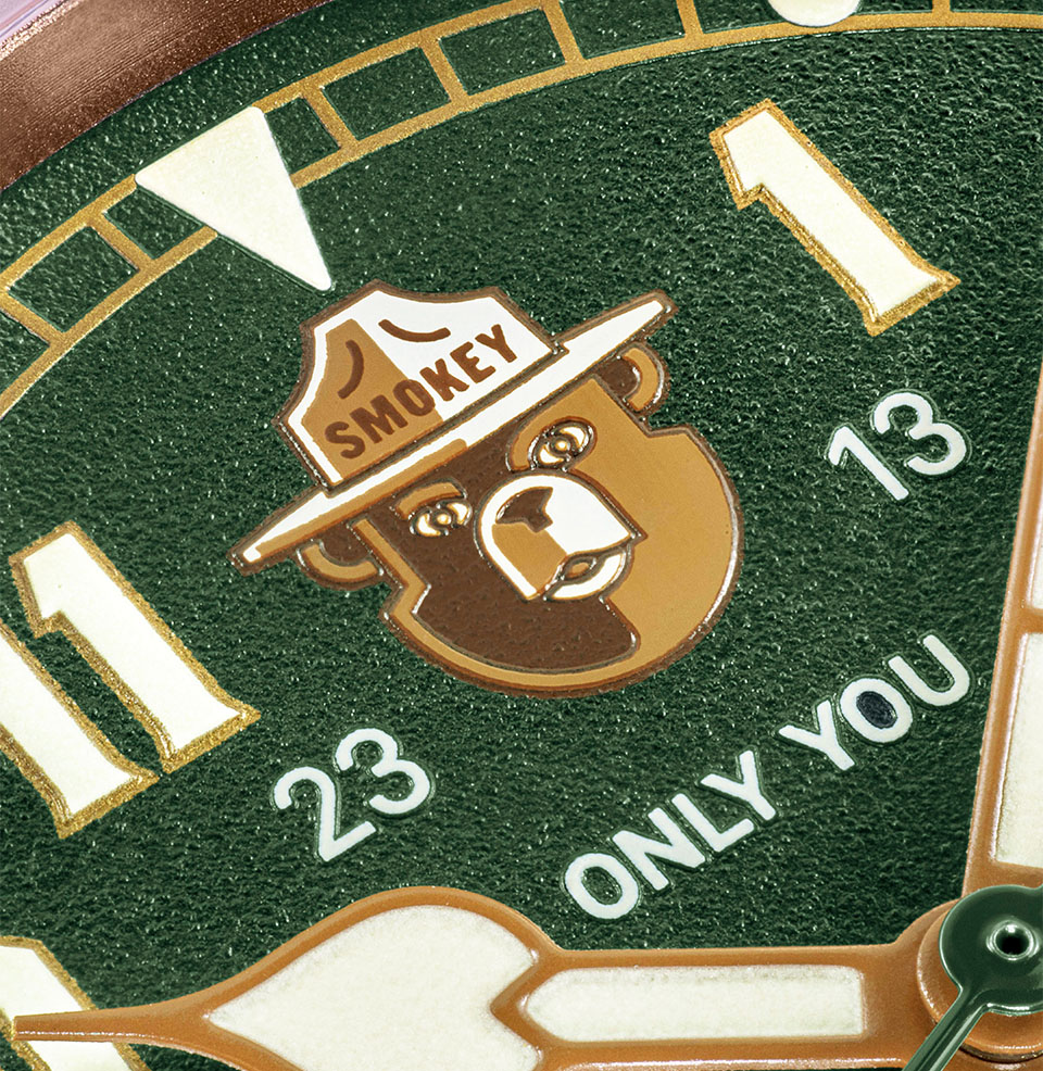 VERO Smokey Bear 80th Edition Forest Green Watch Smokey Bear at 12