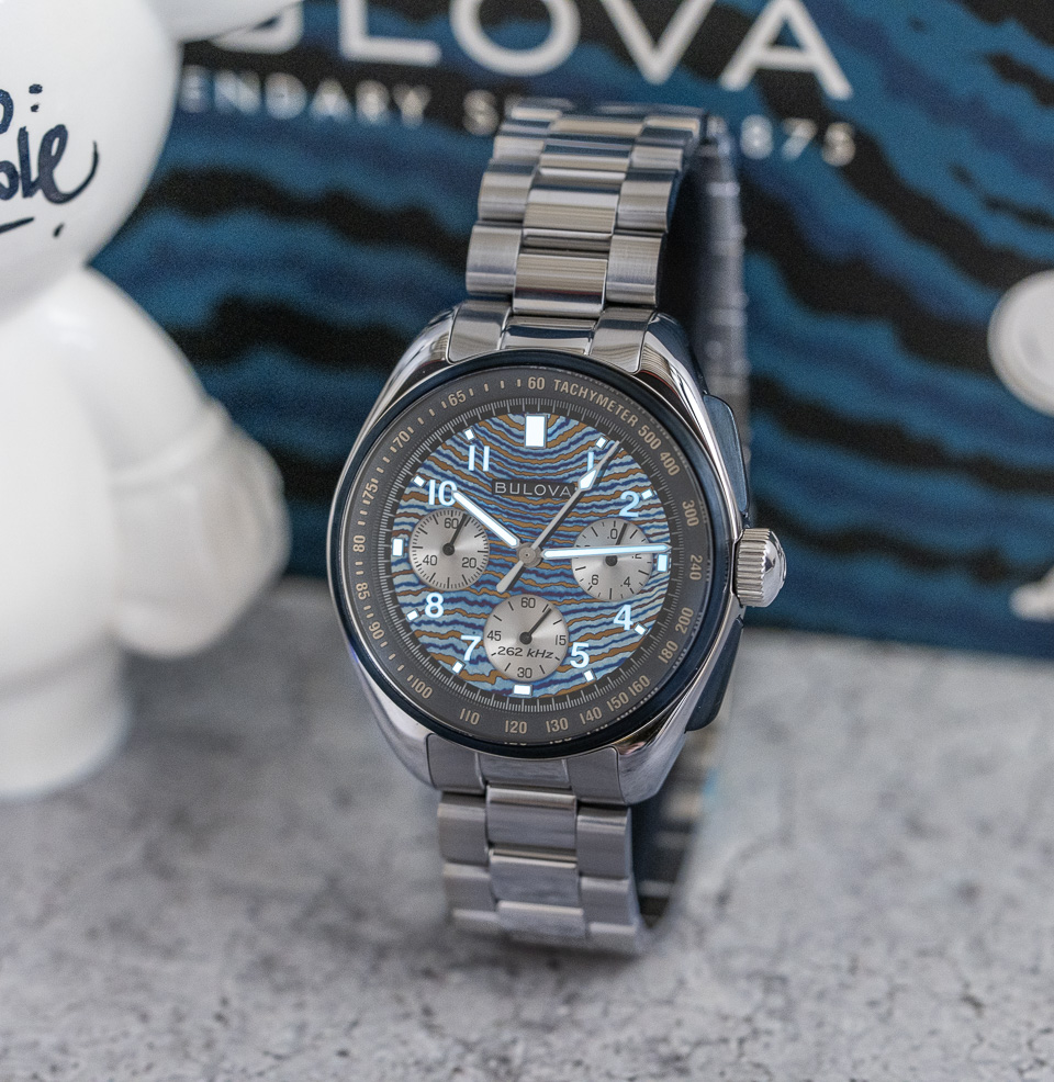 Bulova Lunar Pilot Timascus x Thiago Rosinhole Limited Edition Luminous hands and markers