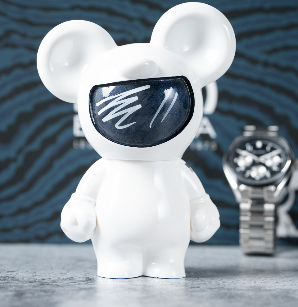 Bulova Lunar Pilot Timascus x Thiago Rosinhole Limited Edition Budii character art