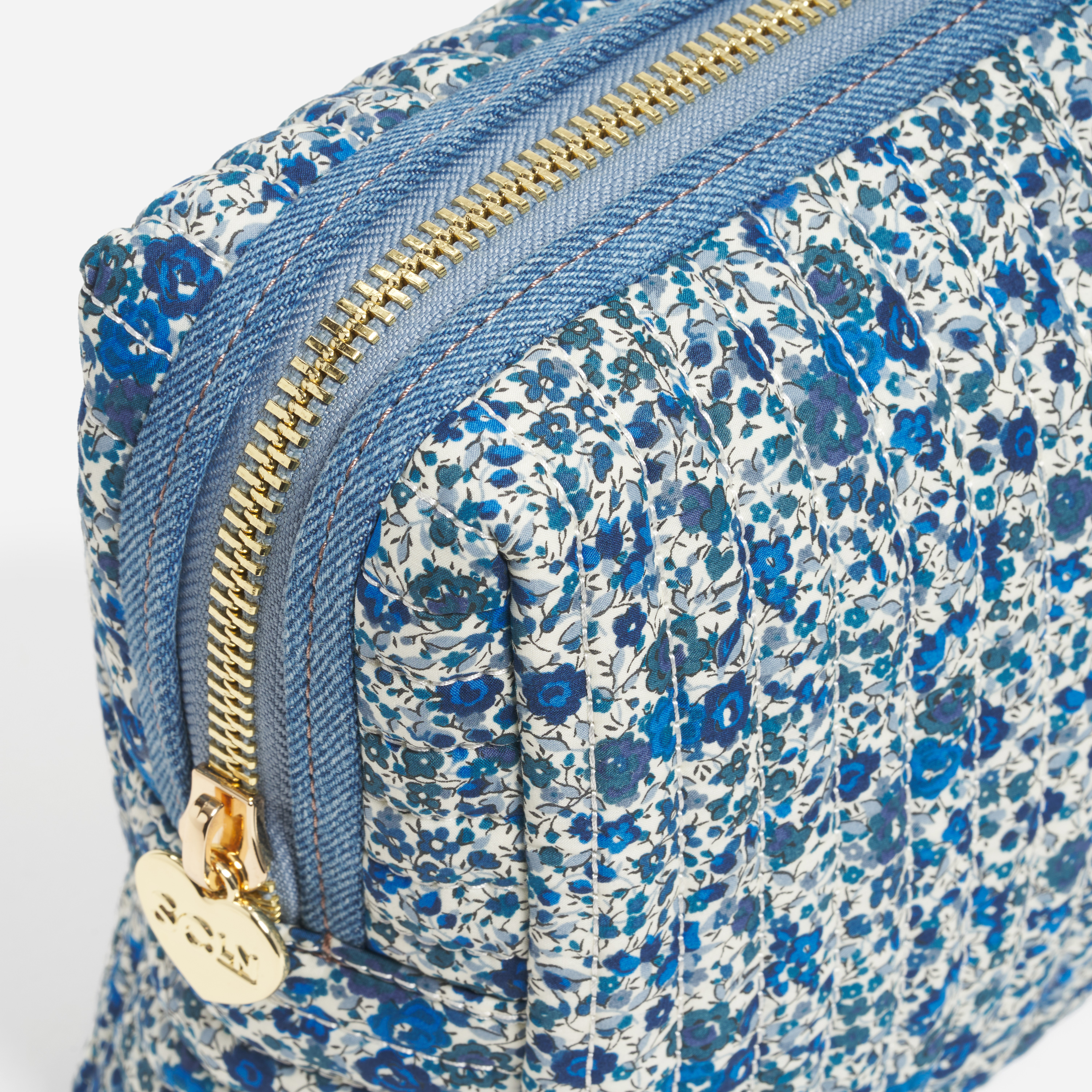 Large Pouch Made with Liberty Fabric
