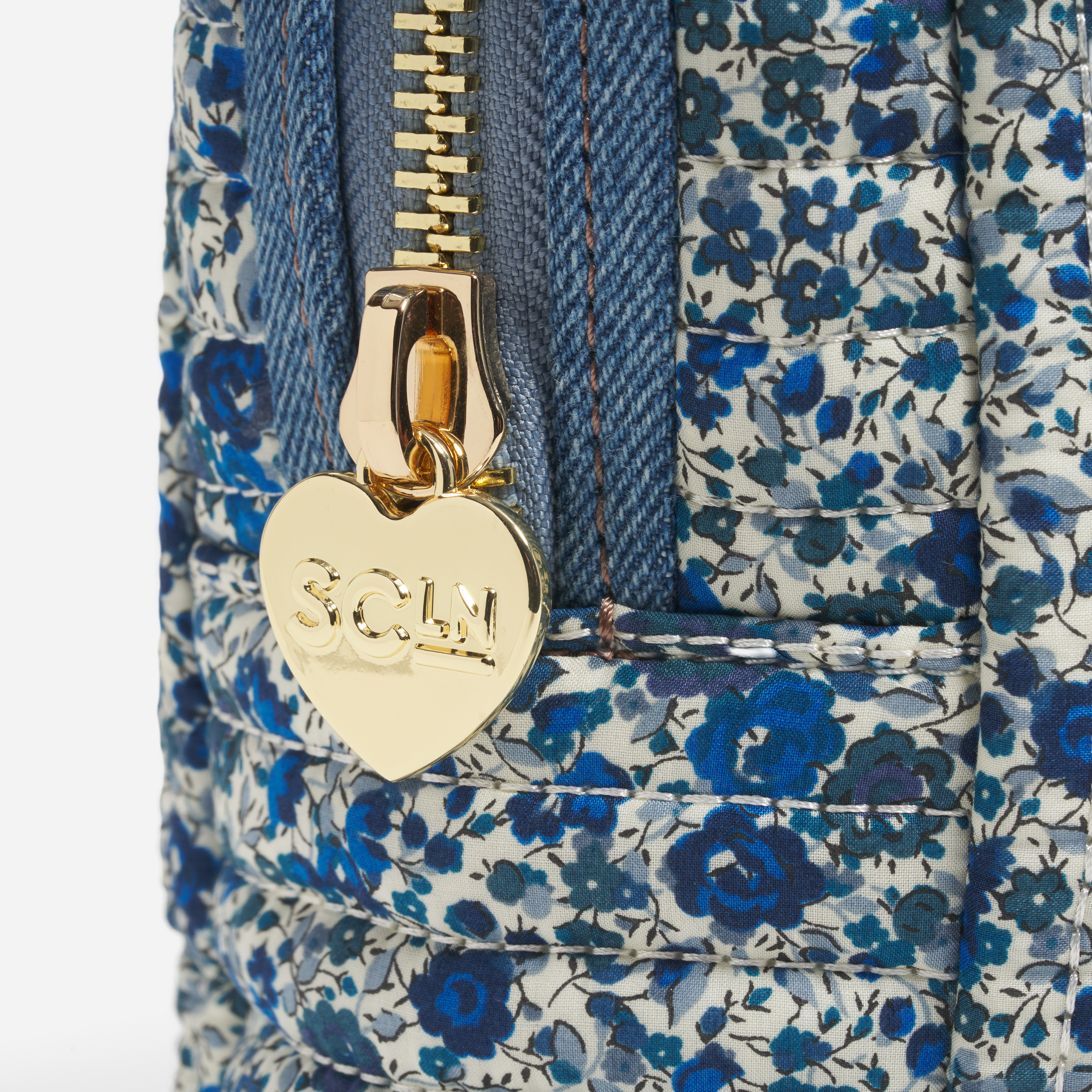 Large Pouch Made with Liberty Fabric