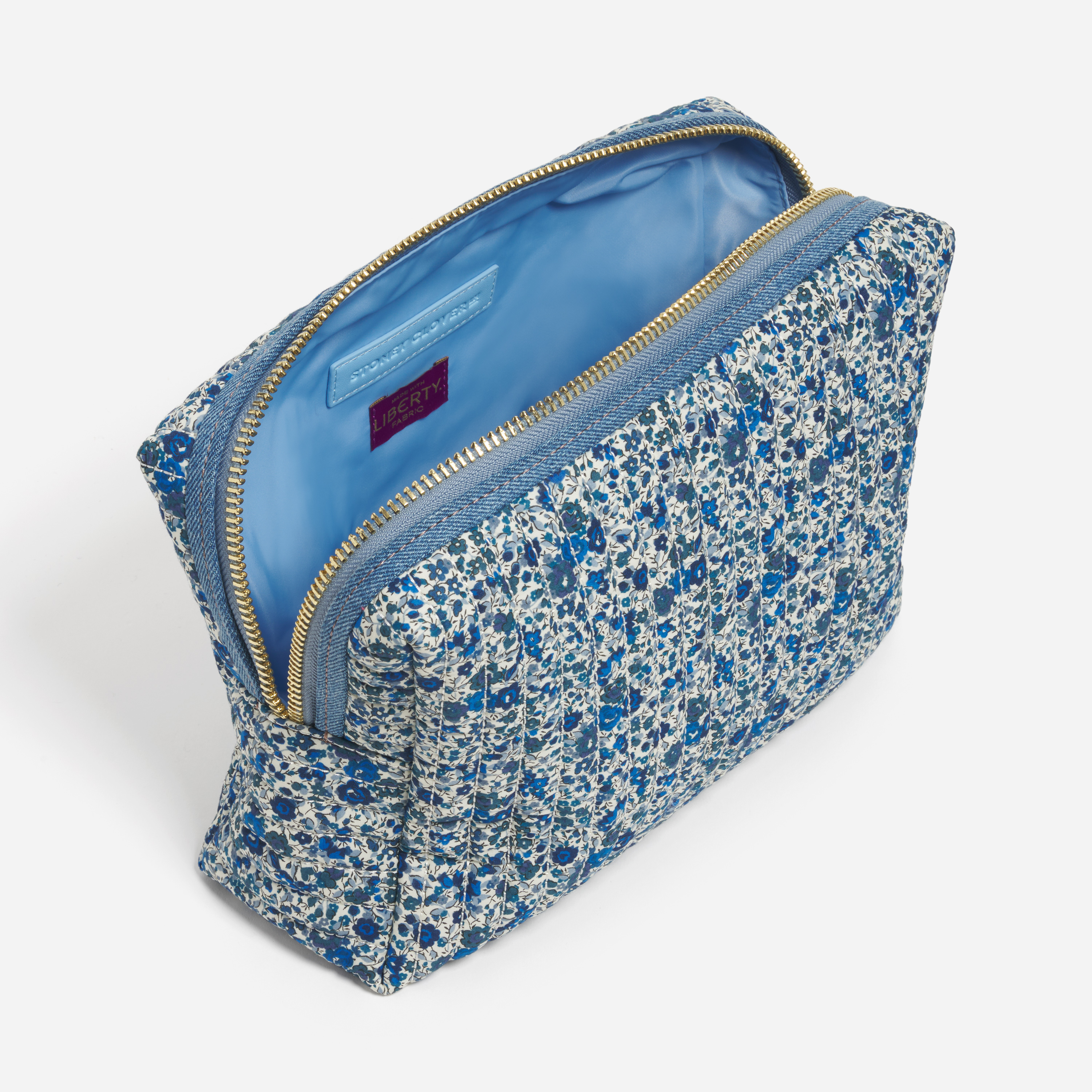 Large Pouch Made with Liberty Fabric