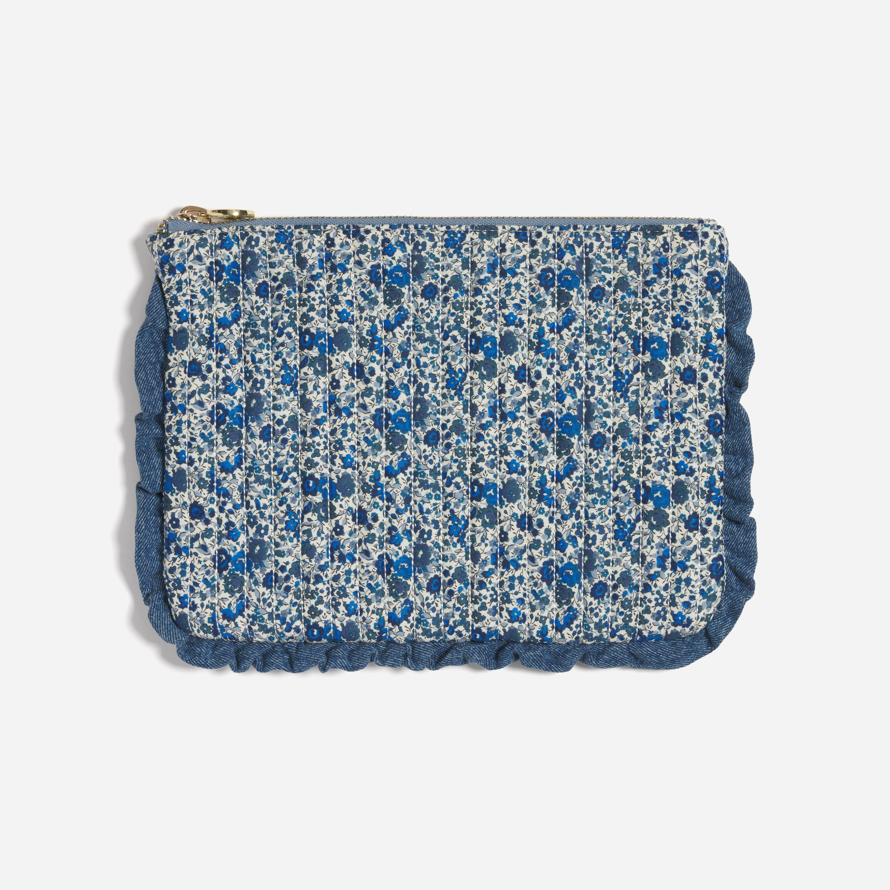 Flat Pouch Set Made with Liberty Fabric