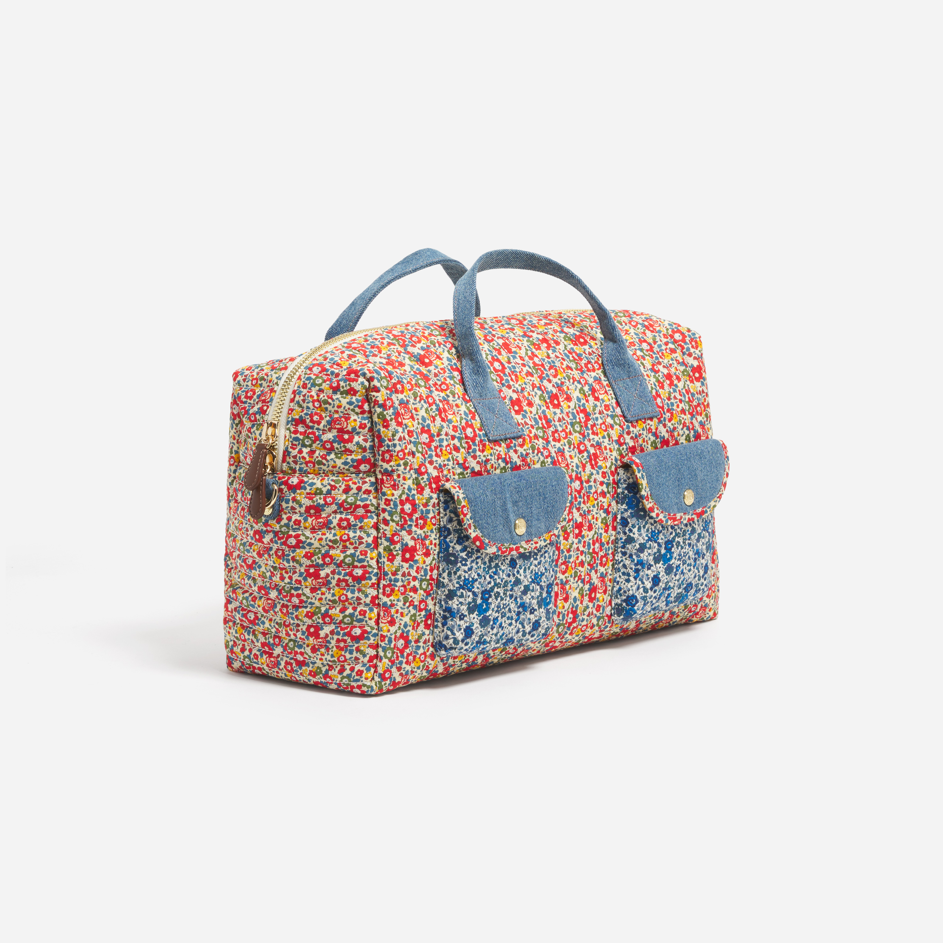 Pocket Duffle Bag Made with Liberty Fabric