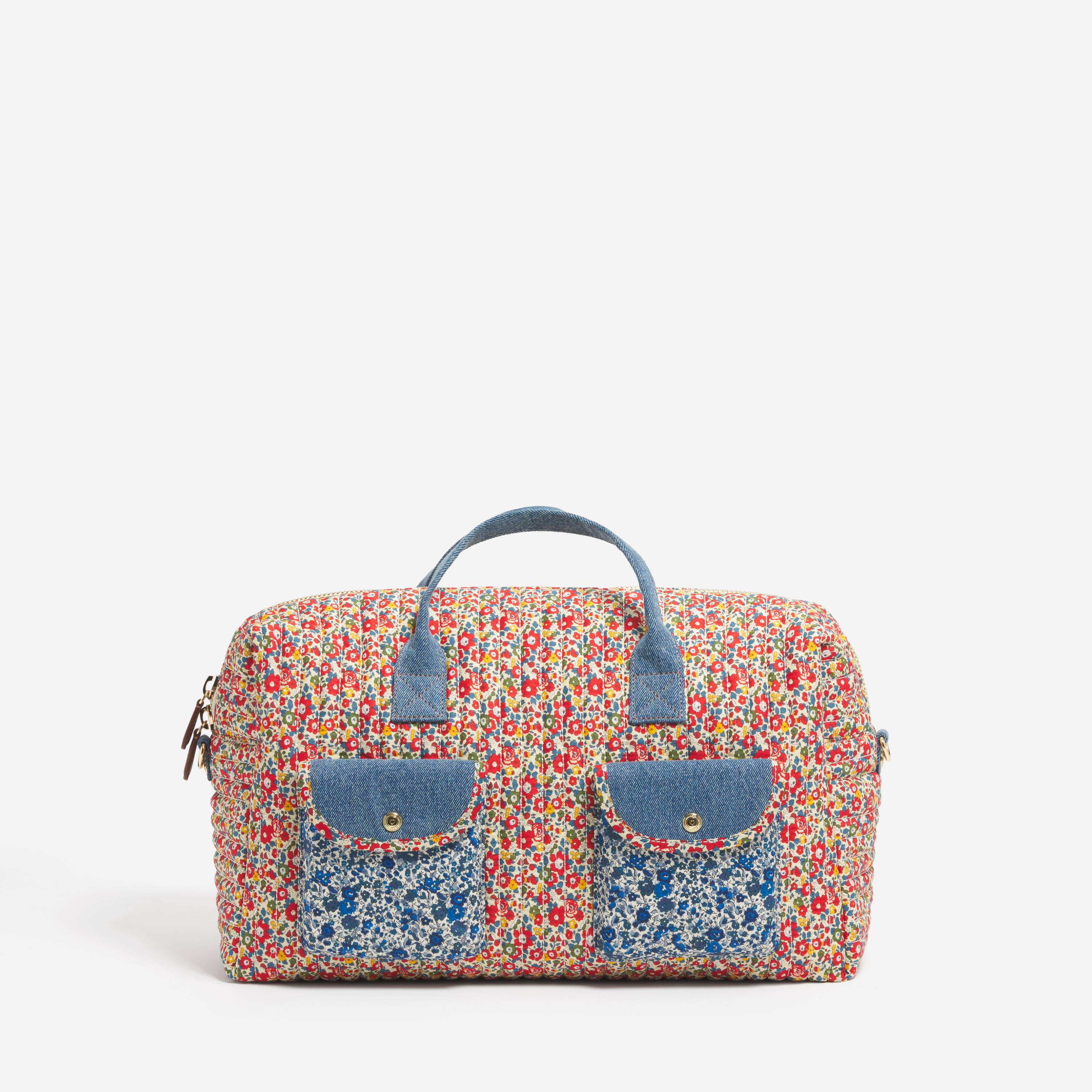 Pocket Duffle Bag Made with Liberty Fabric