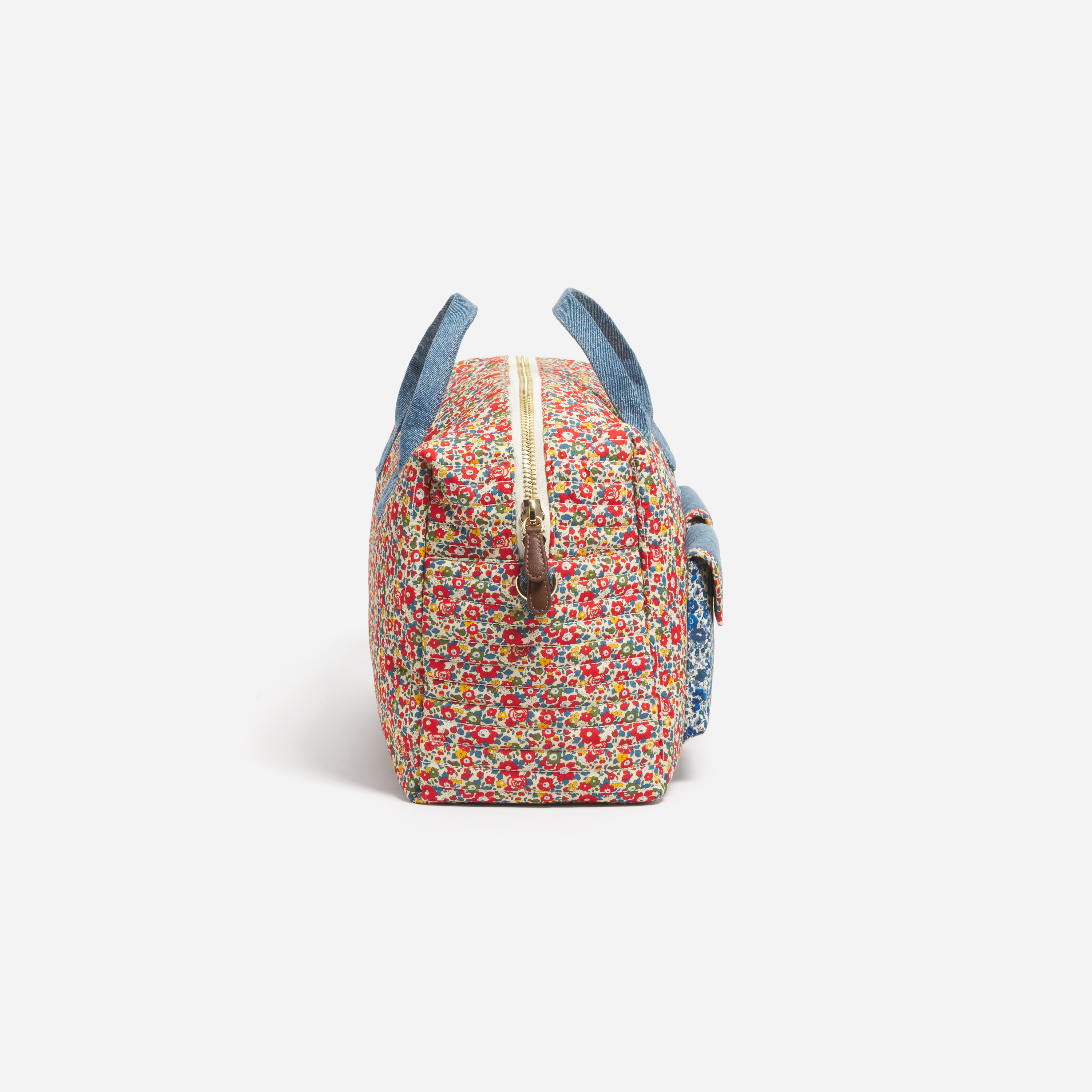 Pocket Duffle Bag Made with Liberty Fabric