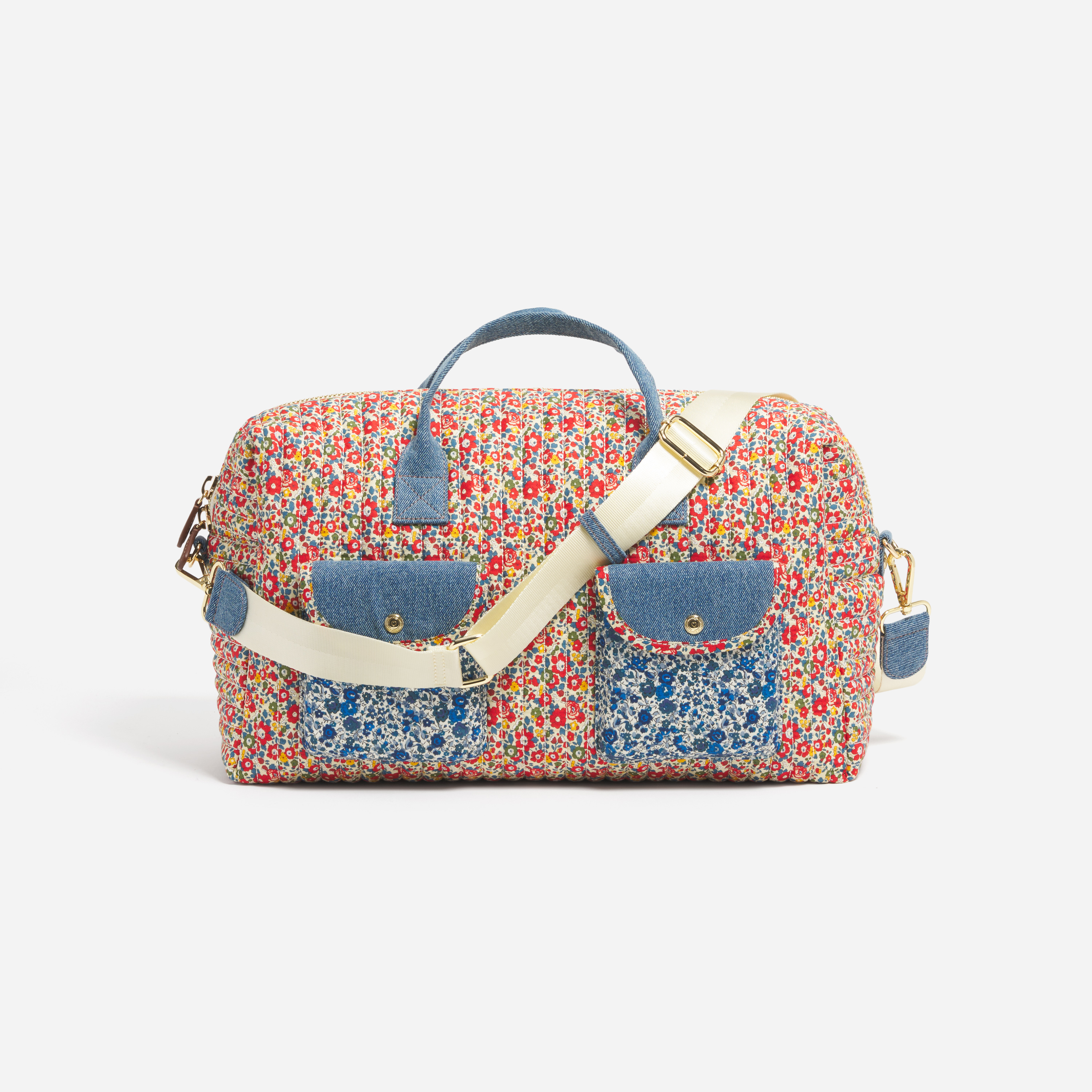 Pocket Duffle Bag Made with Liberty Fabric