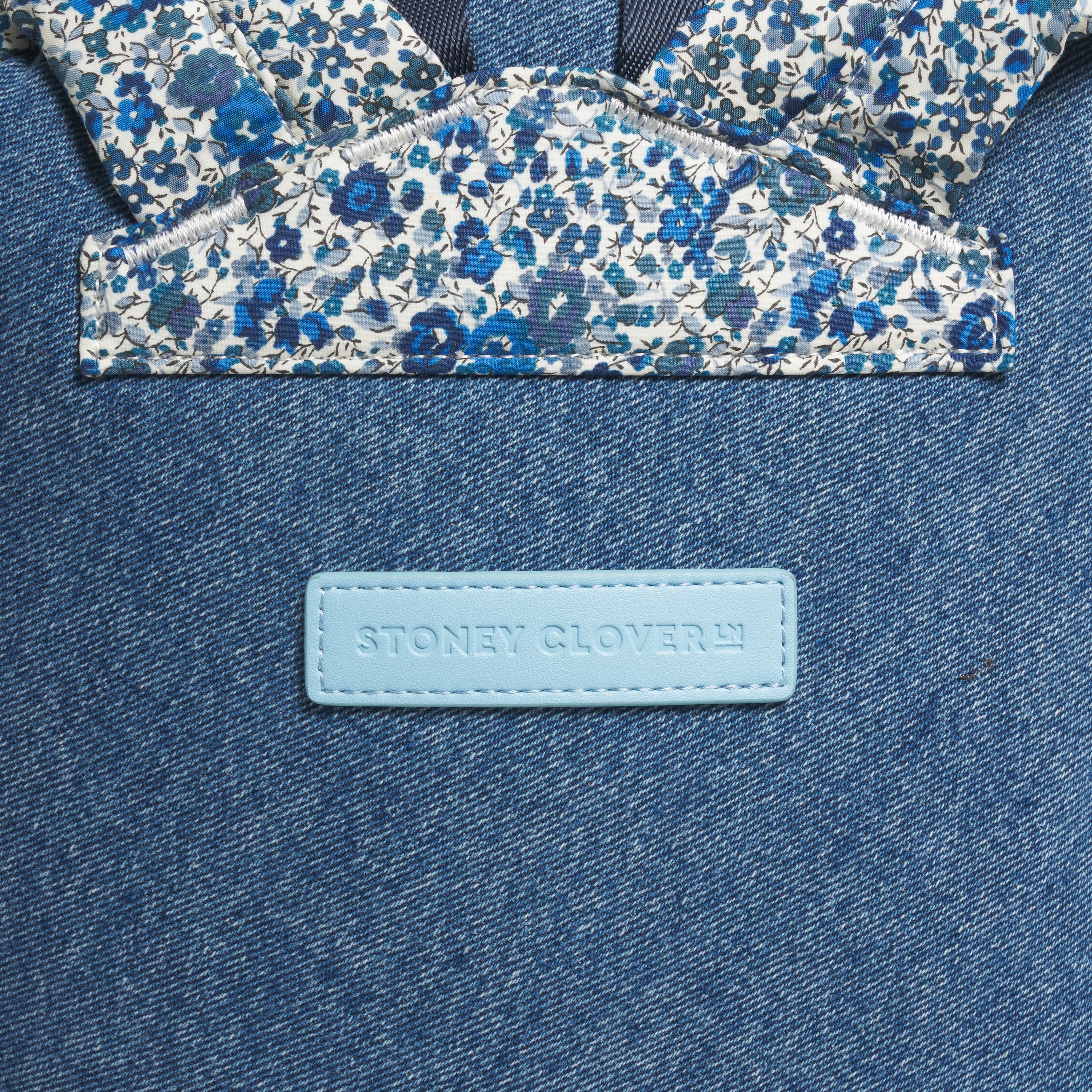 Backpack with Water Bottle Holder Made with Liberty Fabric