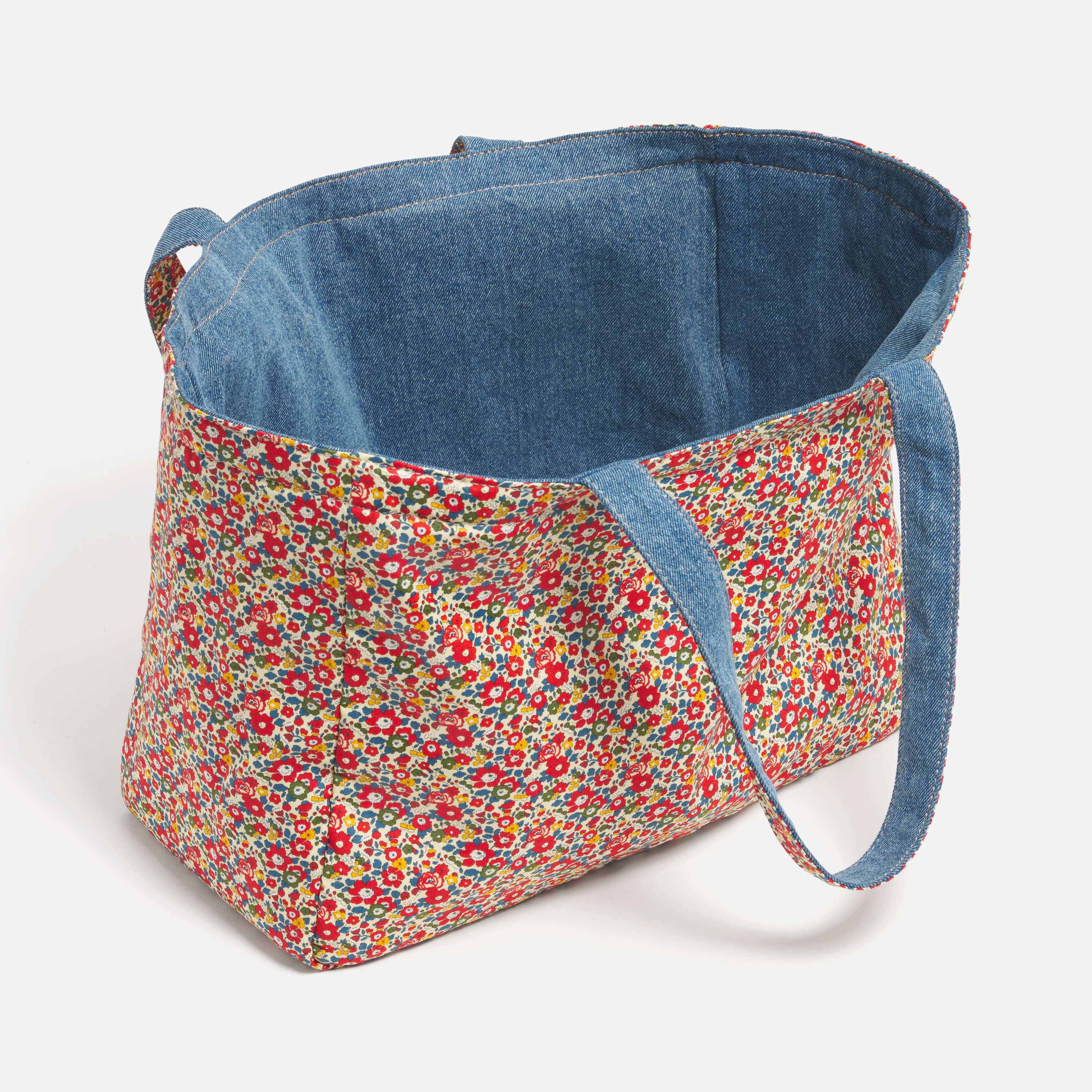 Medium Everything Tote Made with Liberty Fabric