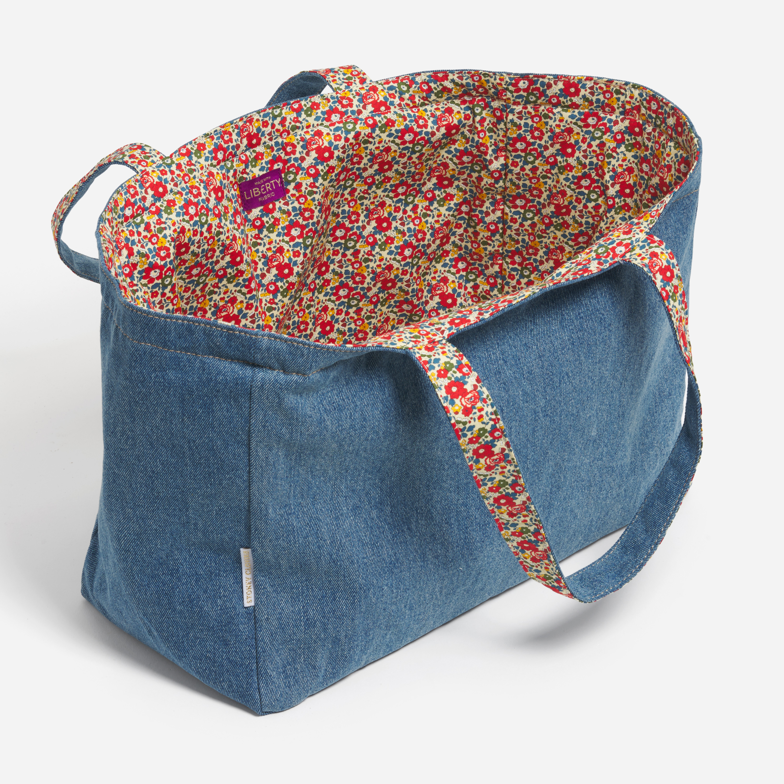 Medium Everything Tote Made with Liberty Fabric