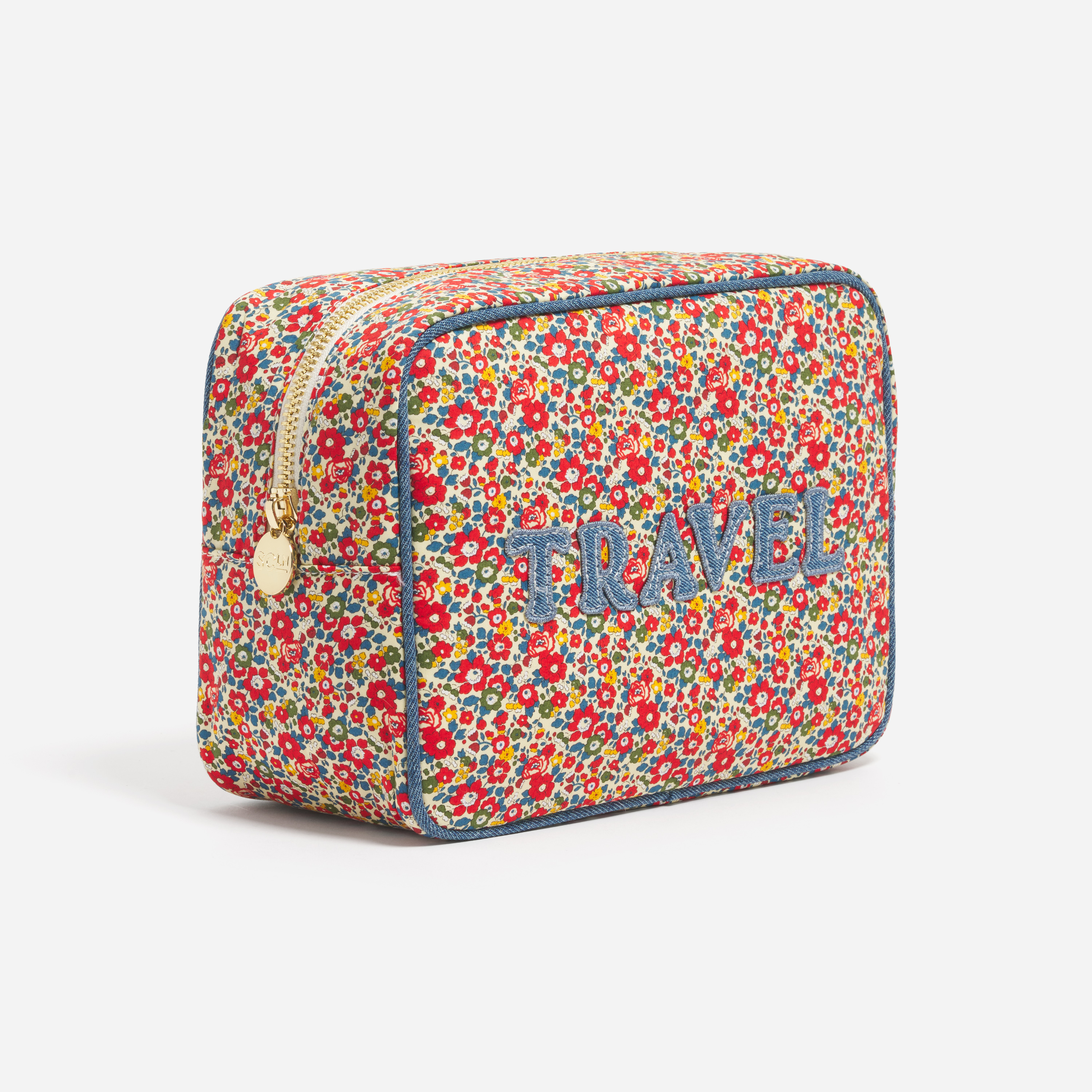 Large Pouch Made with Liberty Fabric