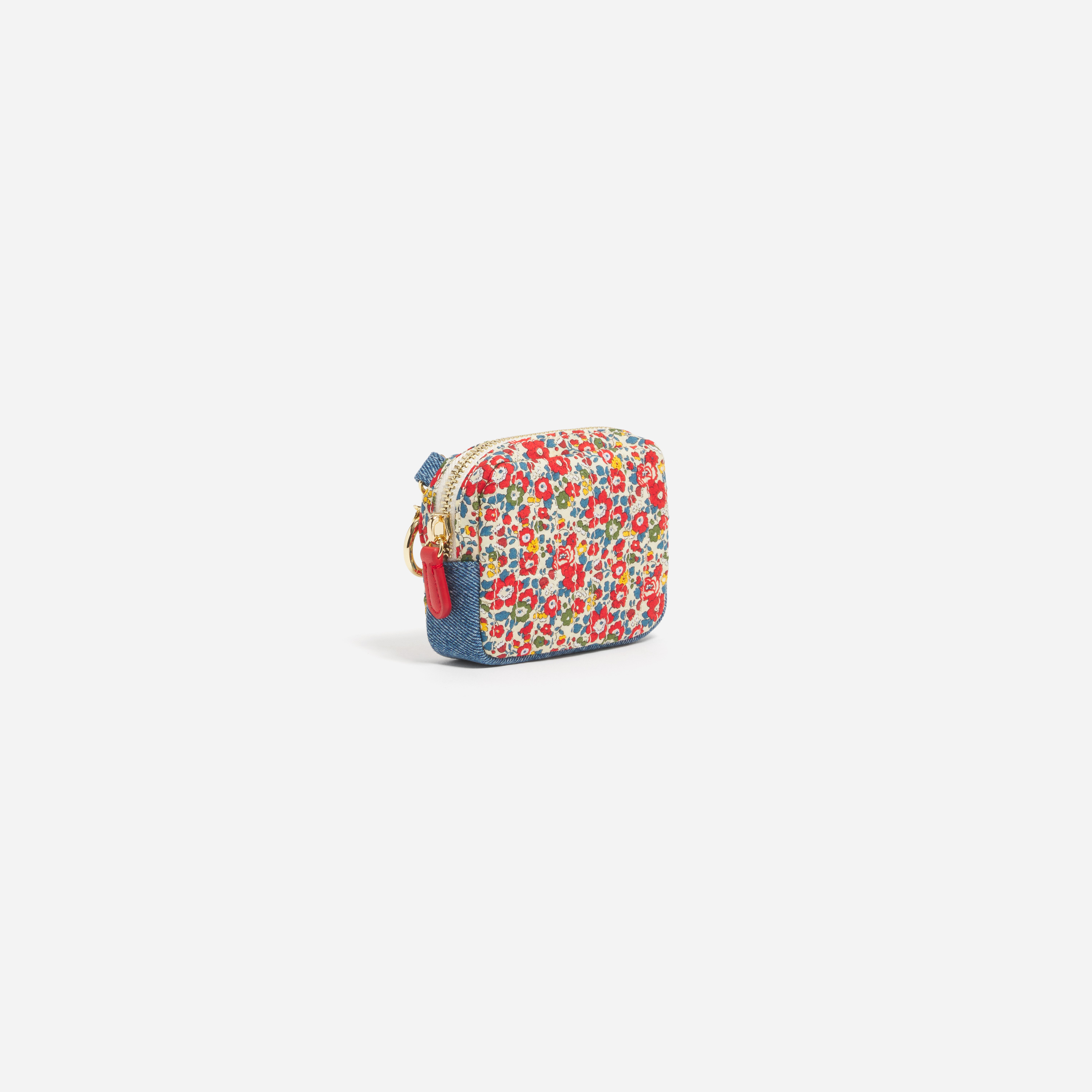 Pouch Bag Charm Made with Liberty Fabric