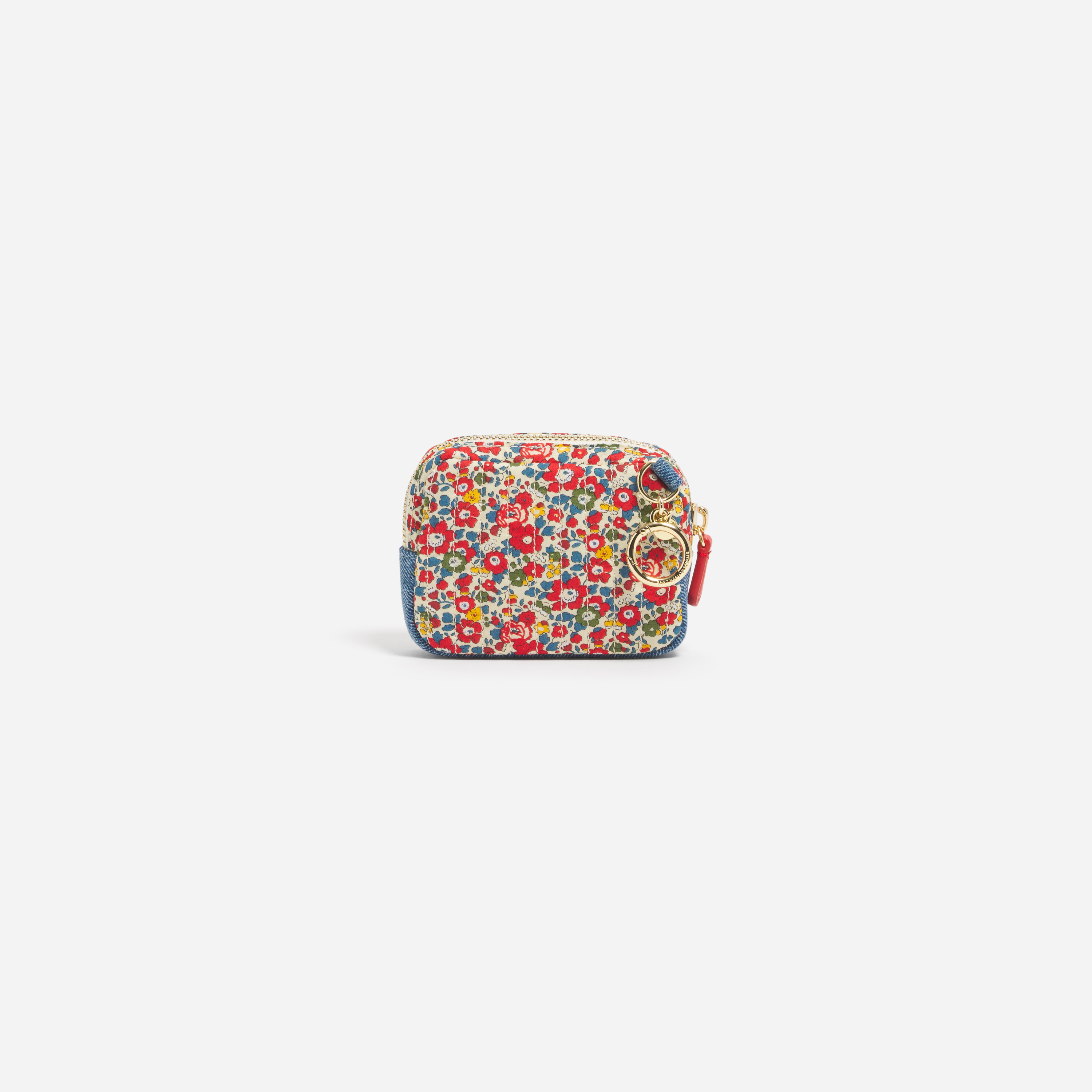 Pouch Bag Charm Made with Liberty Fabric