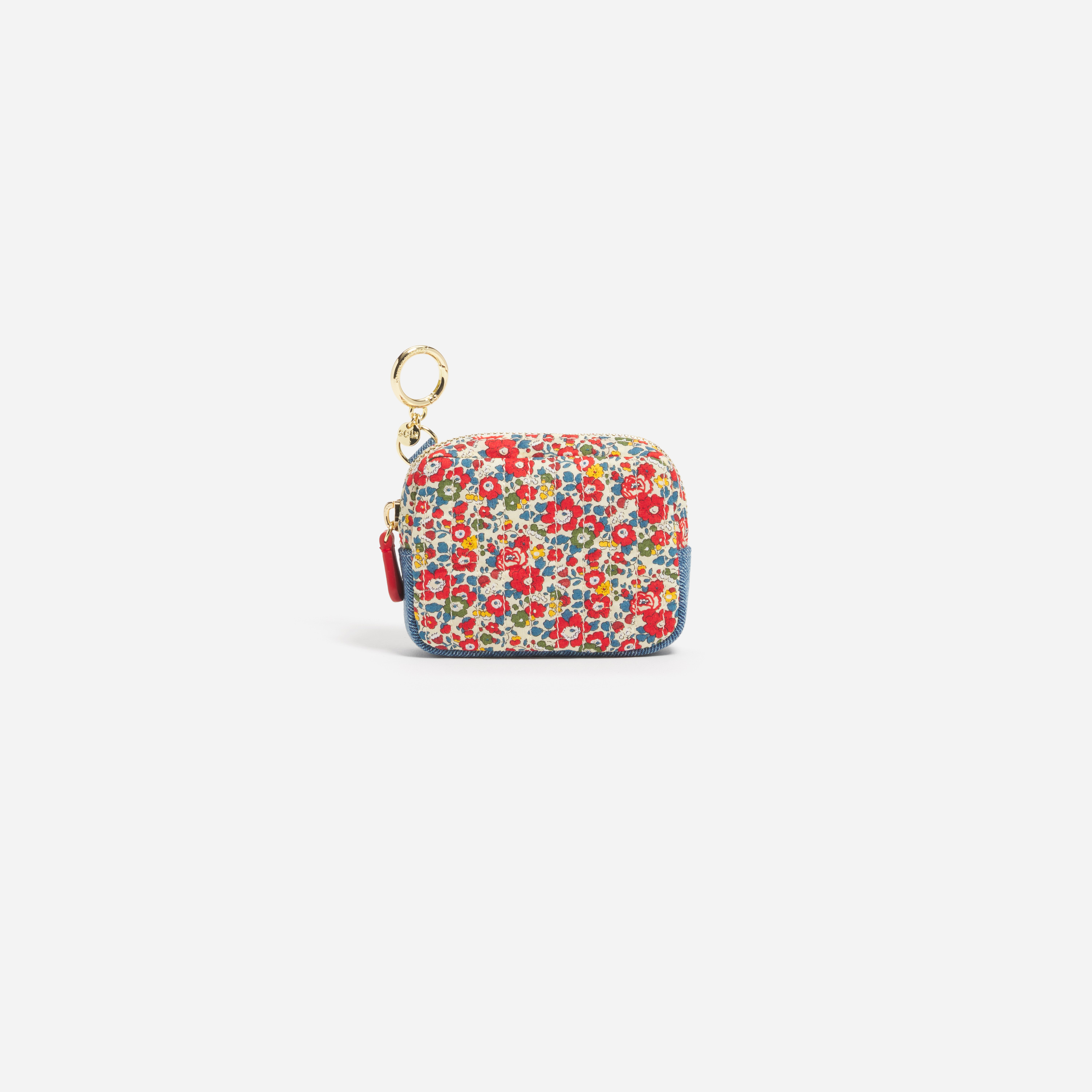 Pouch Bag Charm Made with Liberty Fabric