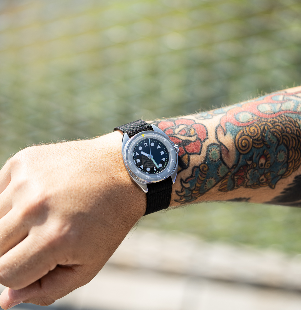 Mara Diver 39.7mm stainless steel case