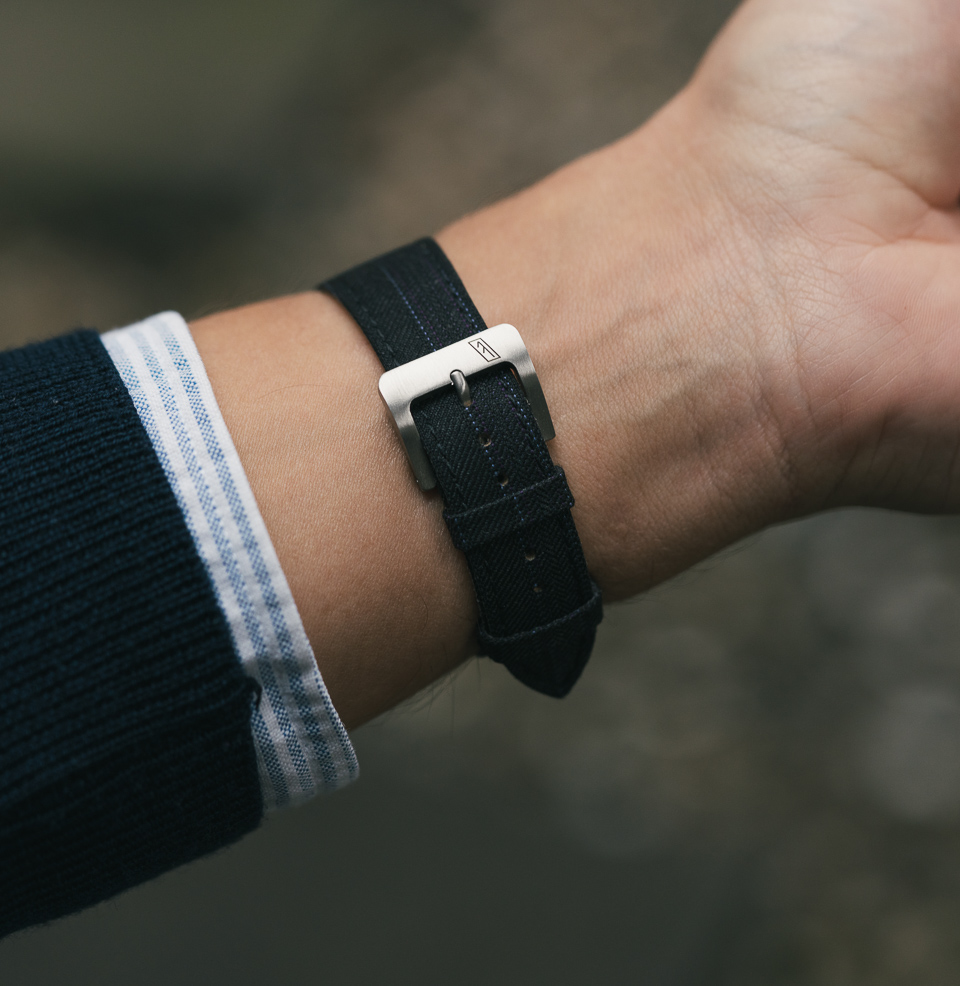 Signature Collection Watch Strap: Fairmount Signed Buckle