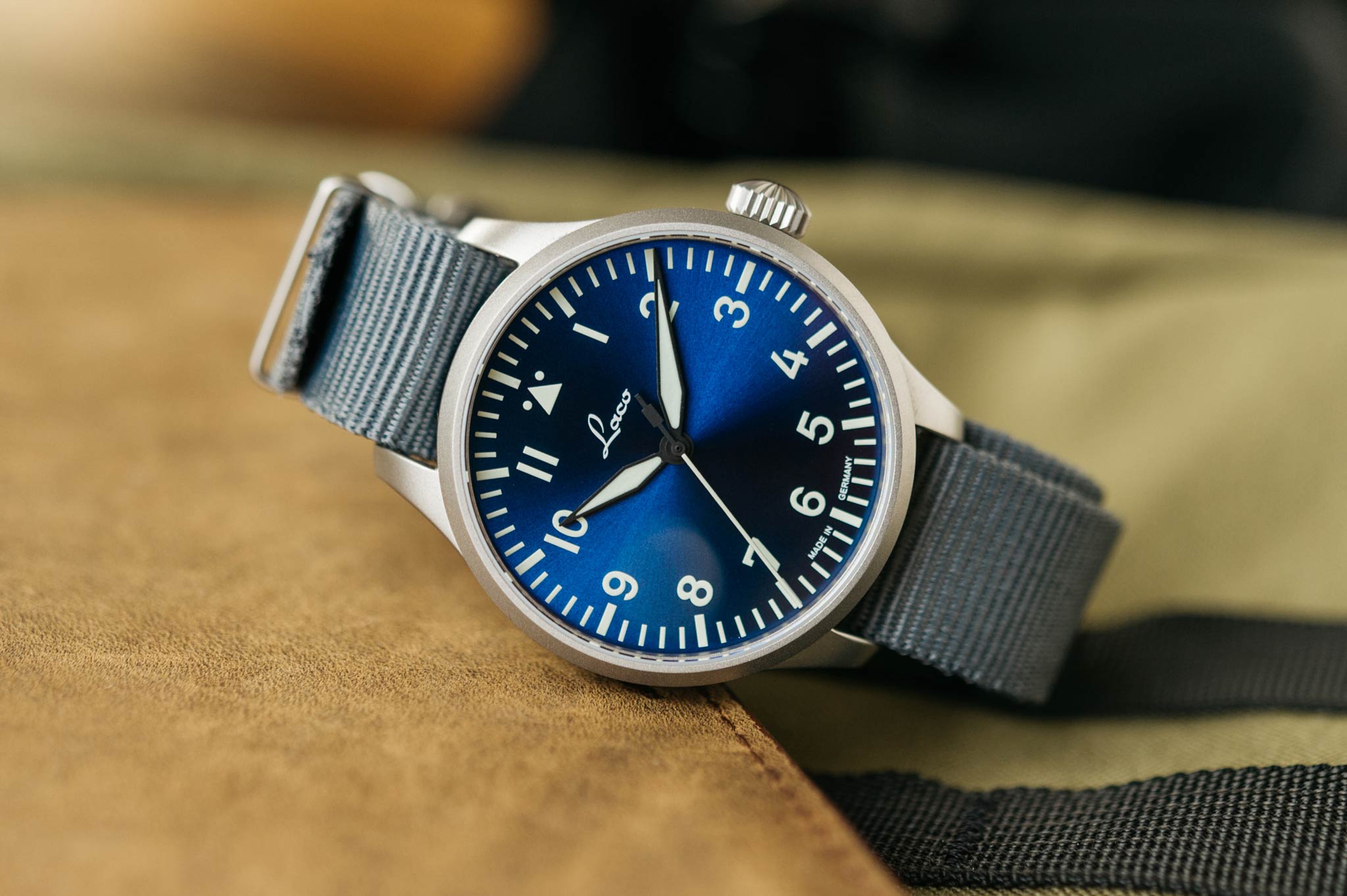 Laco Augsburg Blaue Stunde 39mm Automatic | Blue Dial Watch