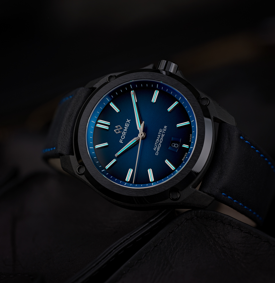 Essence Leggera 41mm Blue Dial