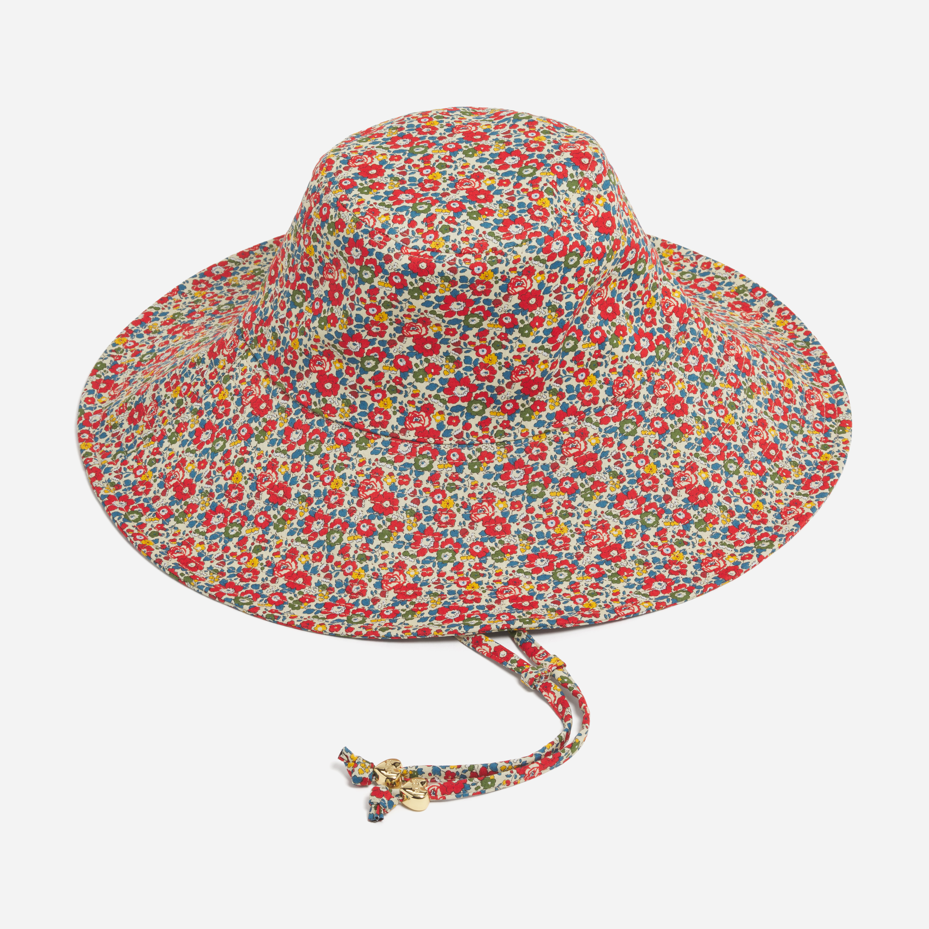 Sun Hat Made with Liberty Fabric