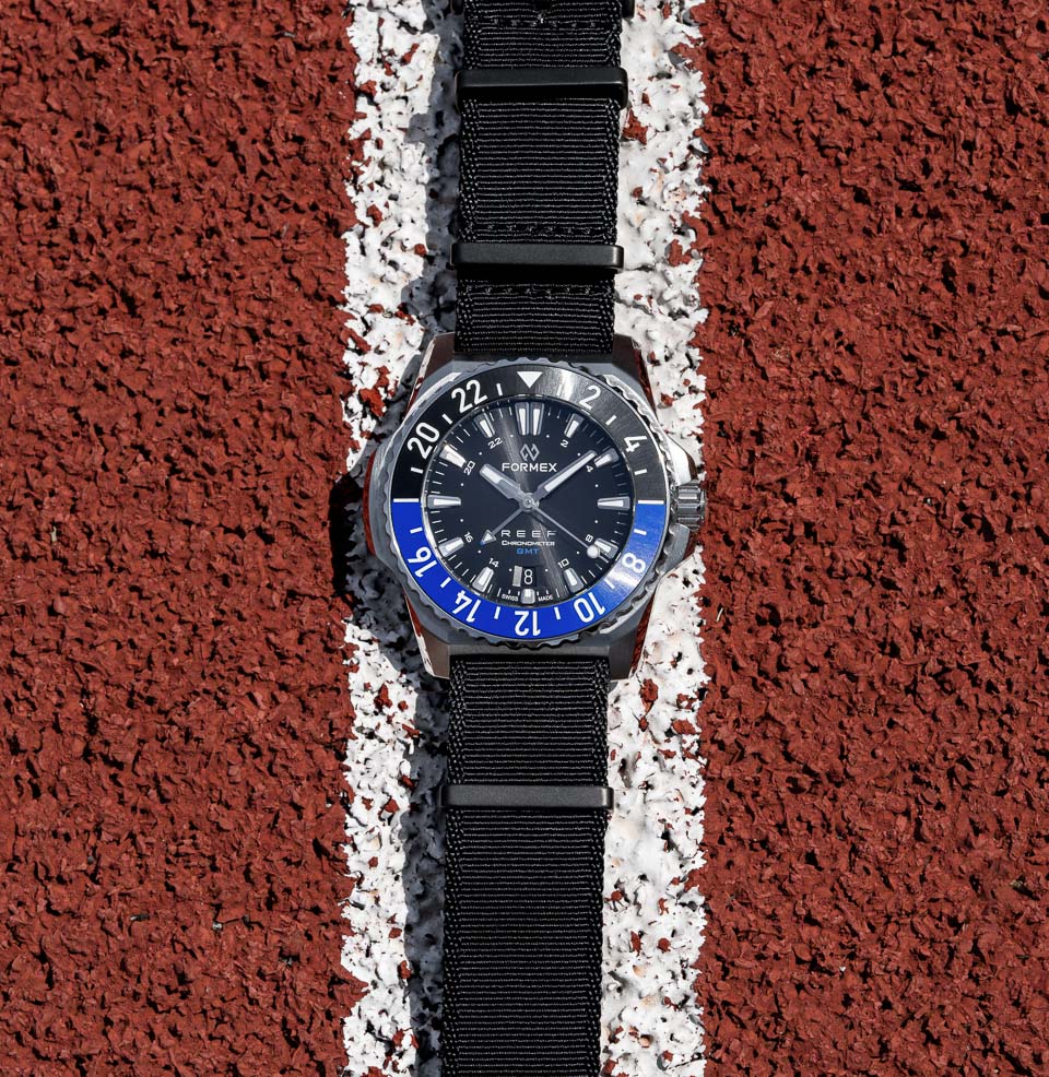 Reef GMT 42 mm Black Dial