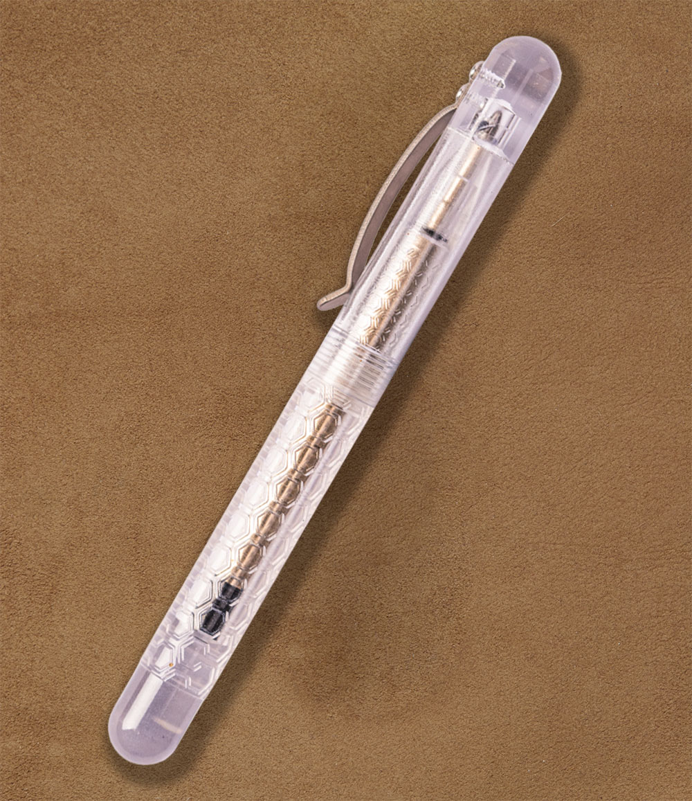 Polycarbonate Embassy Pen - Vapor Polish Clear Finish