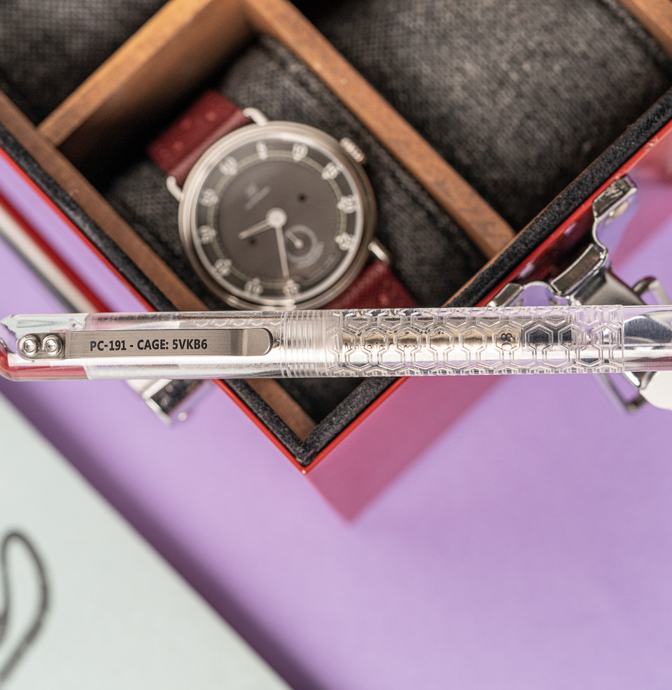 Polycarbonate Embassy Pen - Vapor Polish Clear Finish The Polycarbonate Embassy Pen