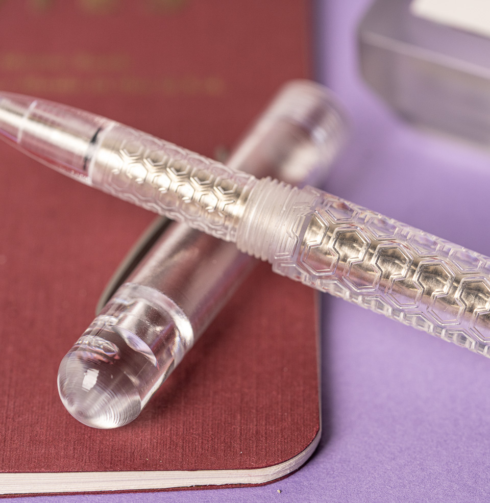 Polycarbonate Embassy Pen - Vapor Polish Clear Finish Designed to government spec