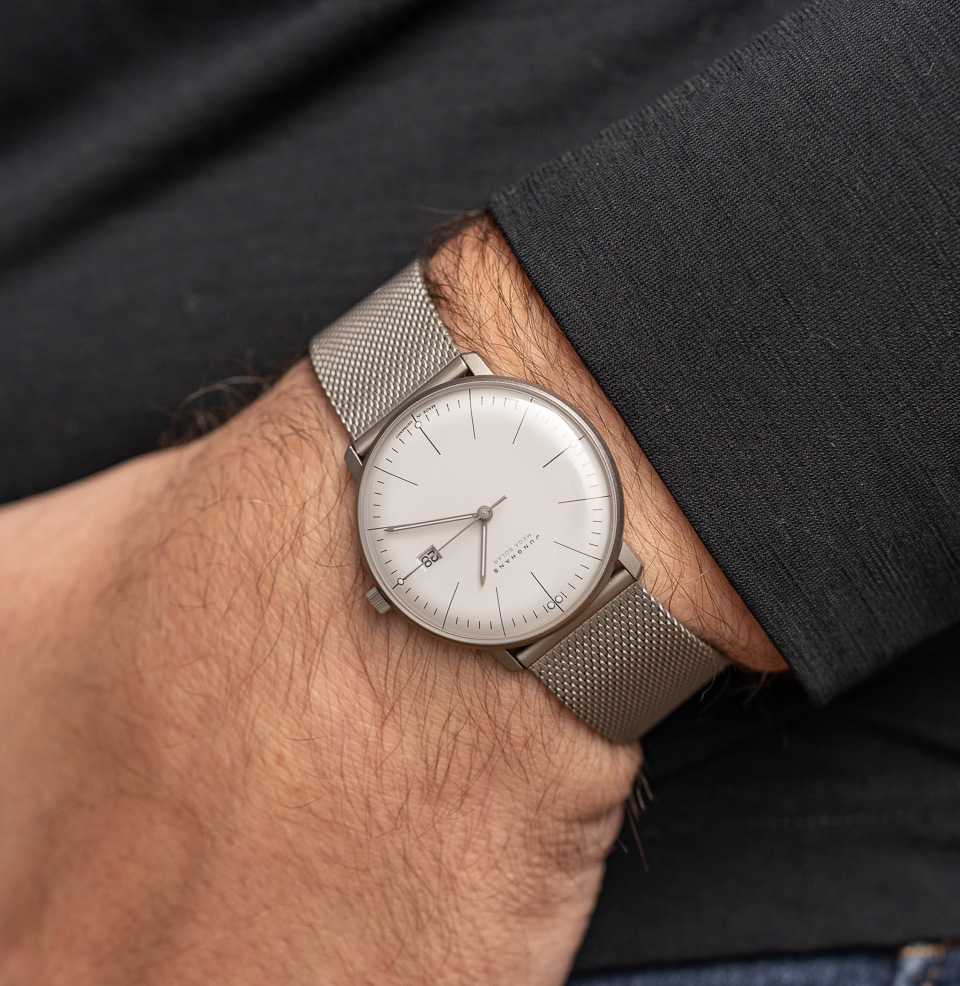 Max Bill MEGA Solar Titanium 38mm titanium case