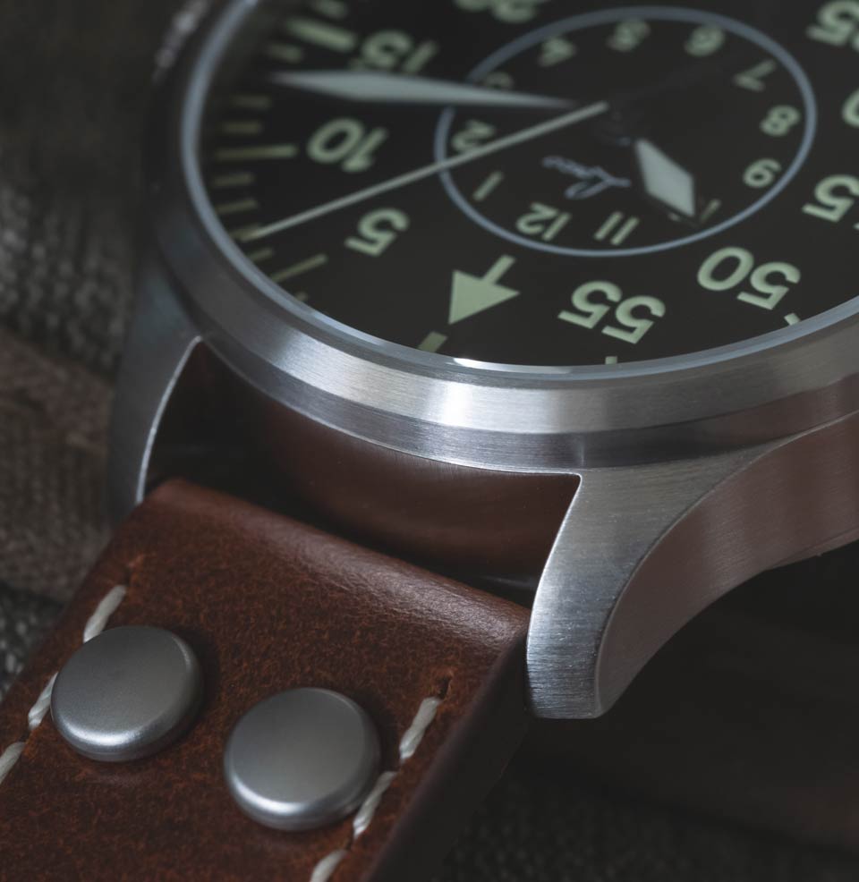 Augsburg 39mm Automatic | Black Dial Brushed Steel Case