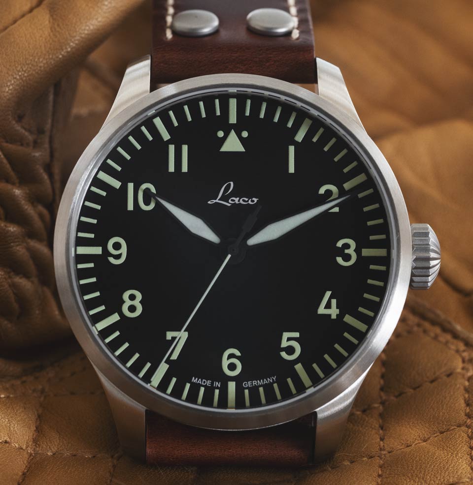 Augsburg 42mm Automatic | Black Dial Type A Flieger Dial