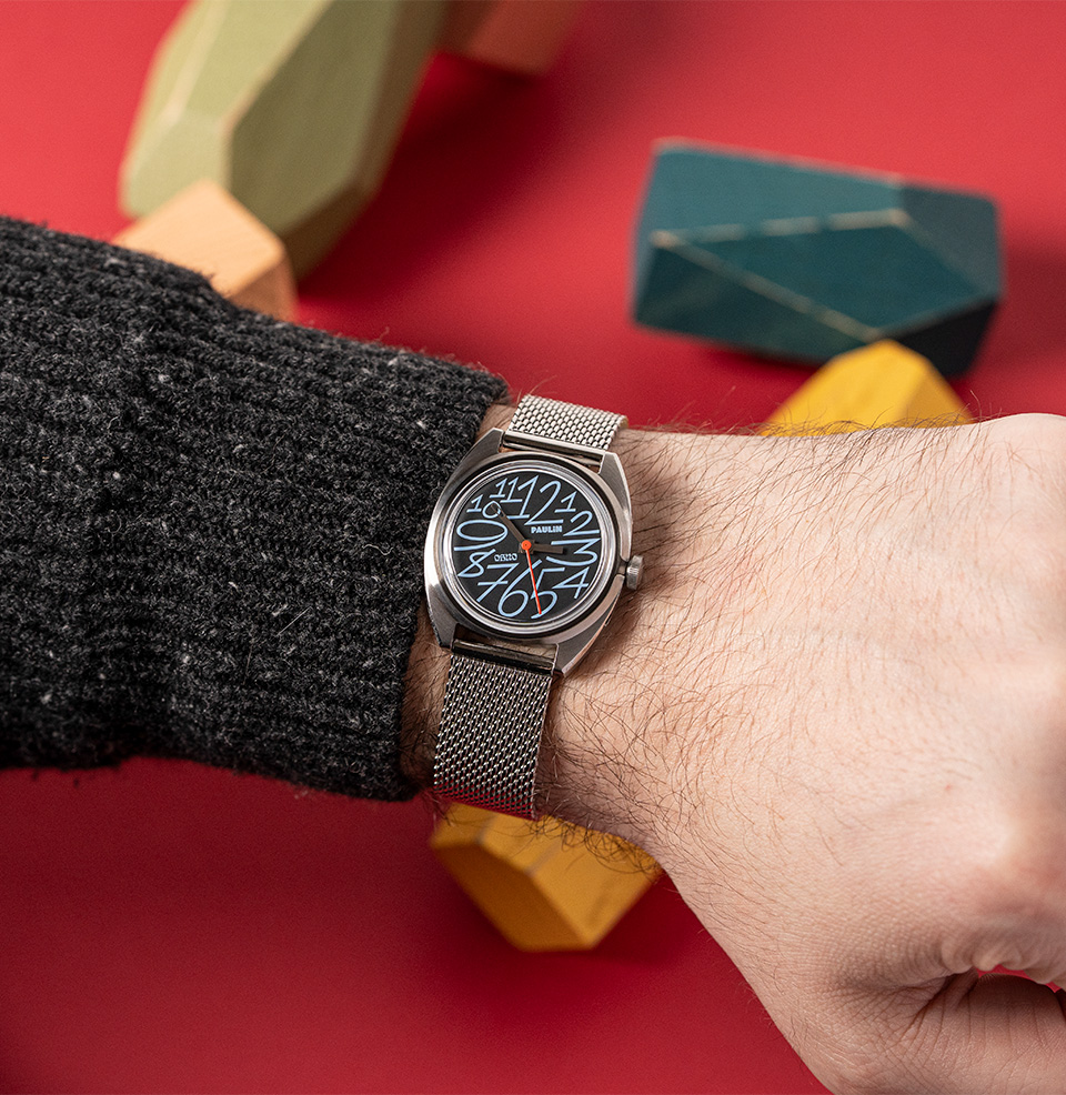 Paulin × OH no “Oh No” Quartz Collection 35mm Stainless Steel Case