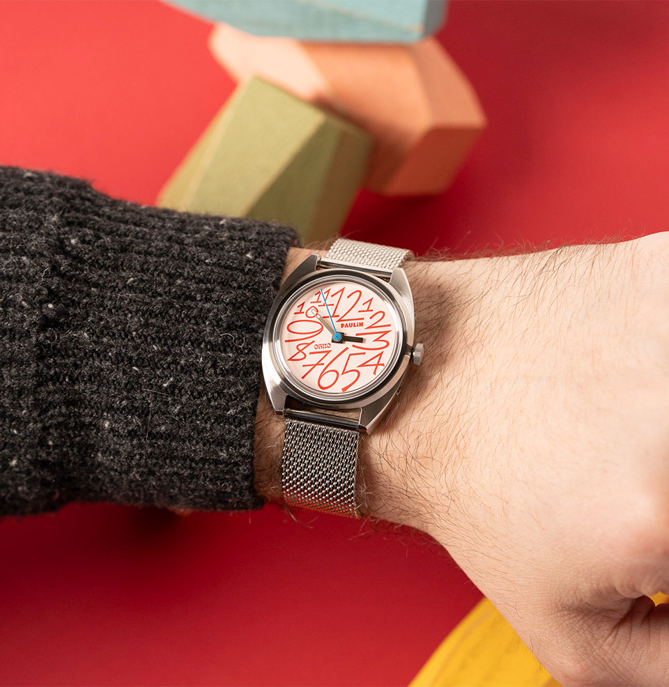 Paulin × OH no “Oh No” Automatic Collection 39mm Stainless Steel Case