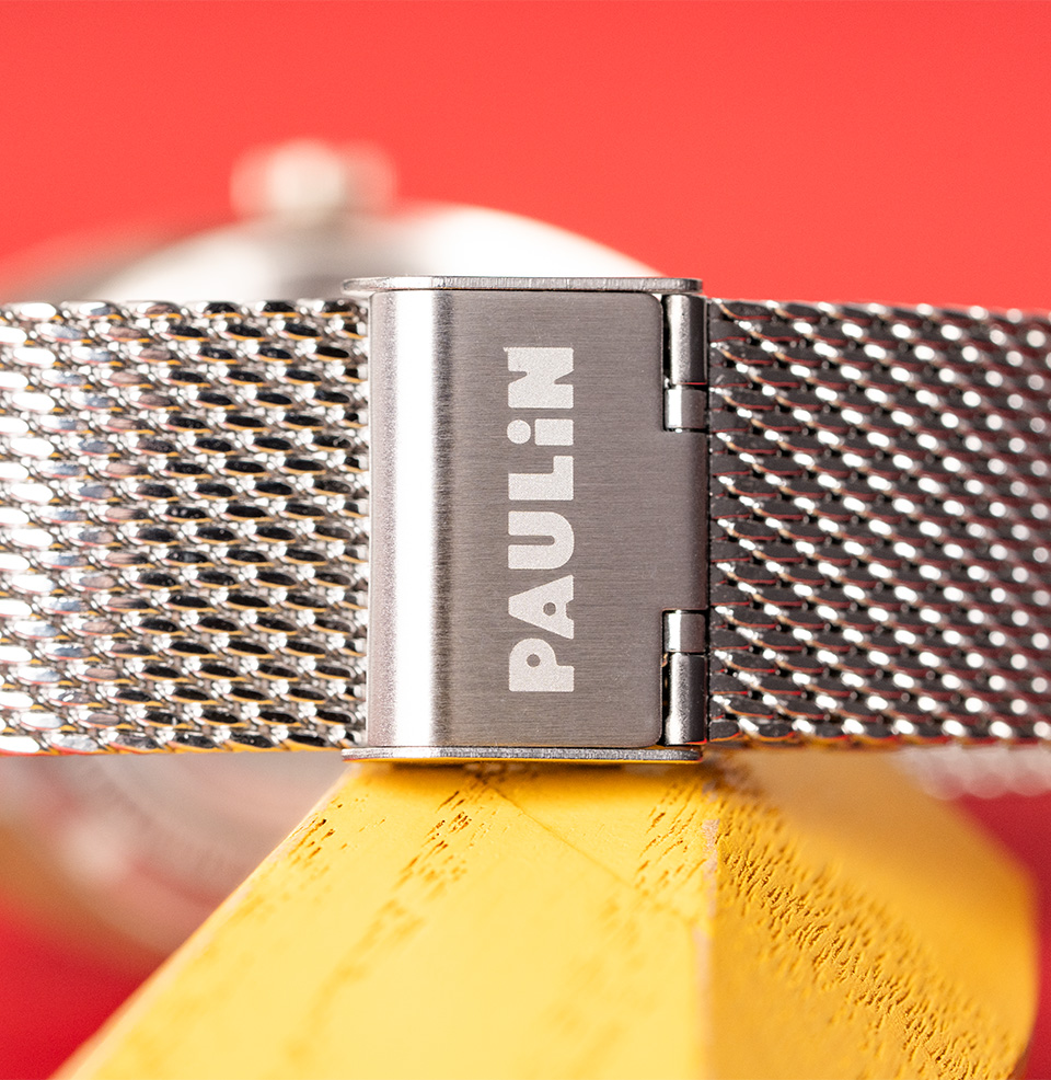 Paulin × OH no “Oh No” Automatic Collection Mesh Bracelet