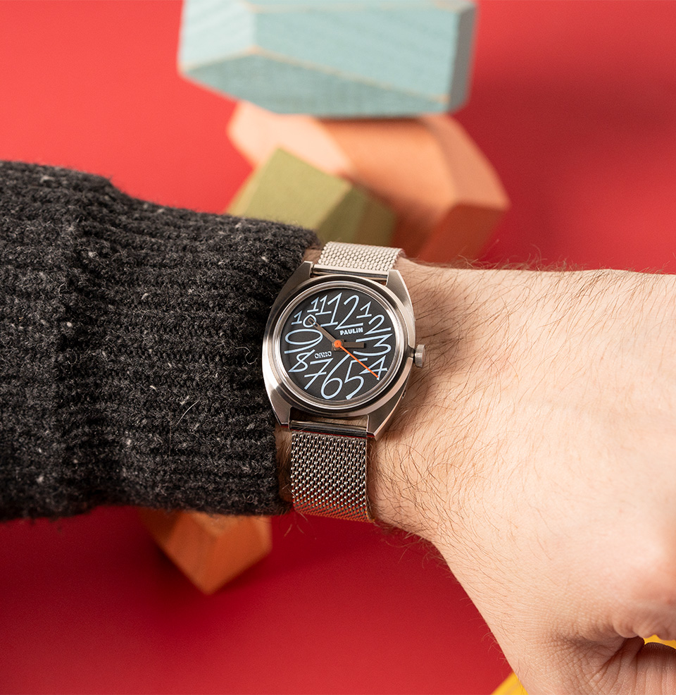 Paulin × OH no “Oh No” Automatic Collection 39mm Stainless Steel Case