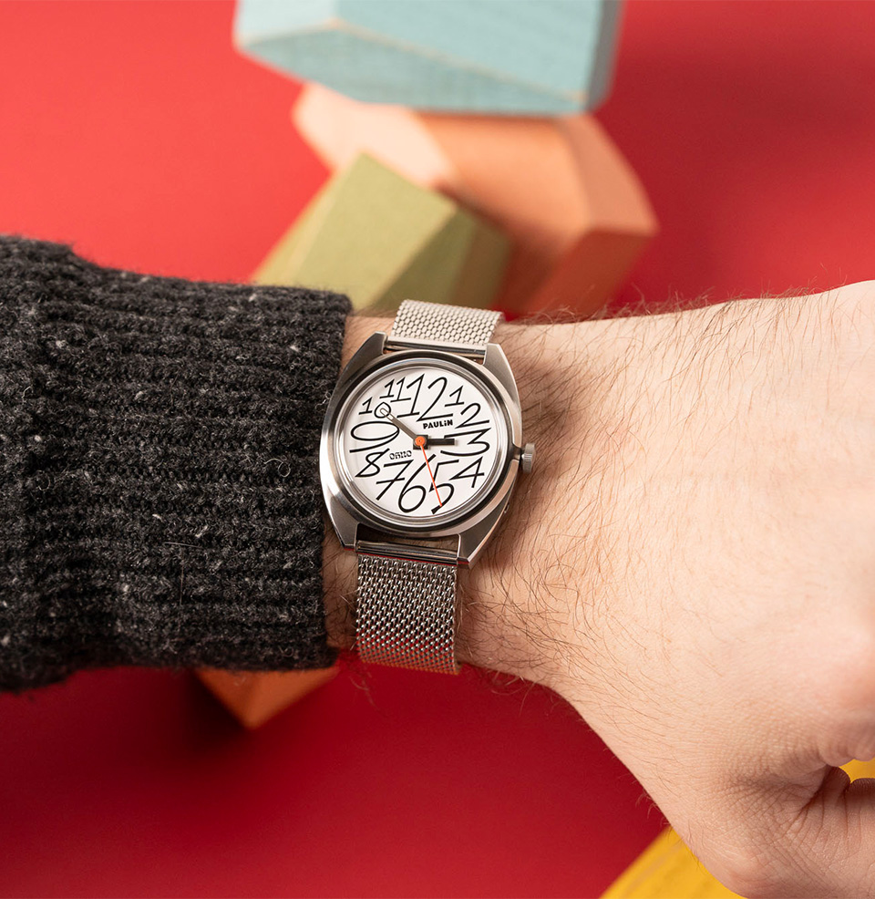 Paulin × OH no “Oh No” Automatic Collection 39mm Stainless Steel Case