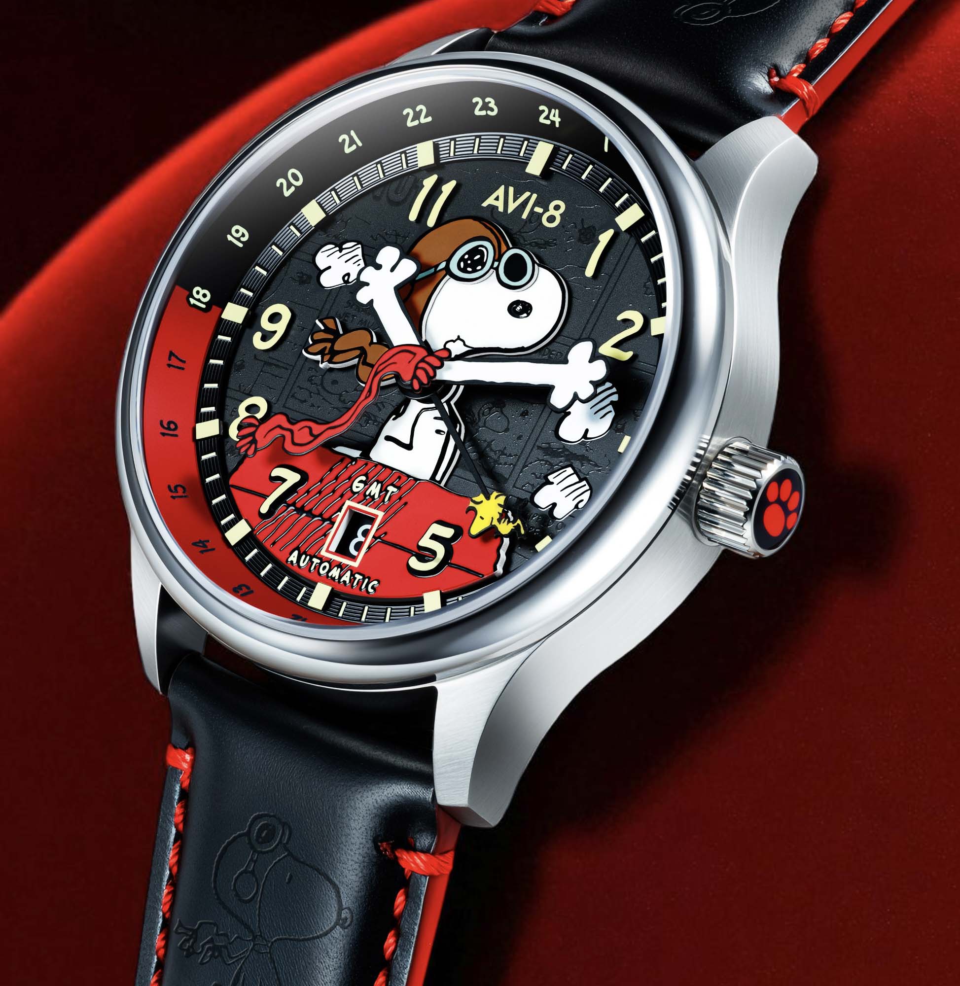 AVI-8 x Peanuts: Hawker Hurricane Kent GMT Watch Collection