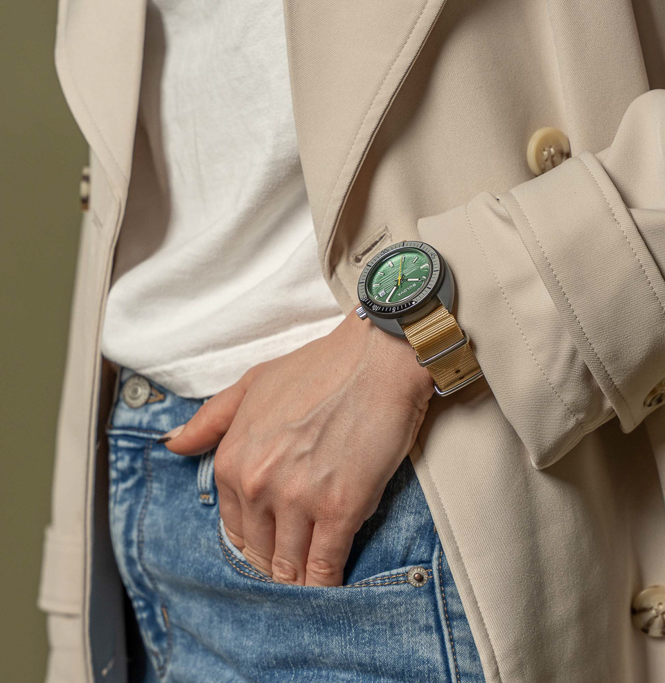 Bulova Snorkel Wind‑Up NYC Limited Edition – Ref. 98B455 41mm Hybrid-Ceramic Case