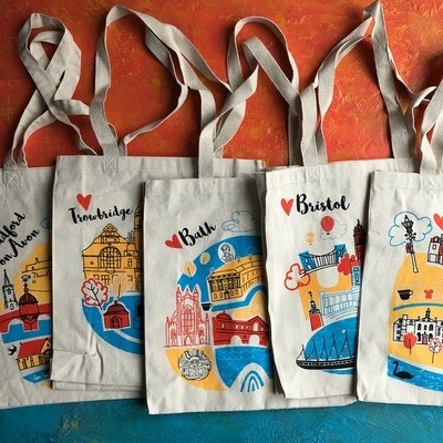 Town Based Canvas Bags