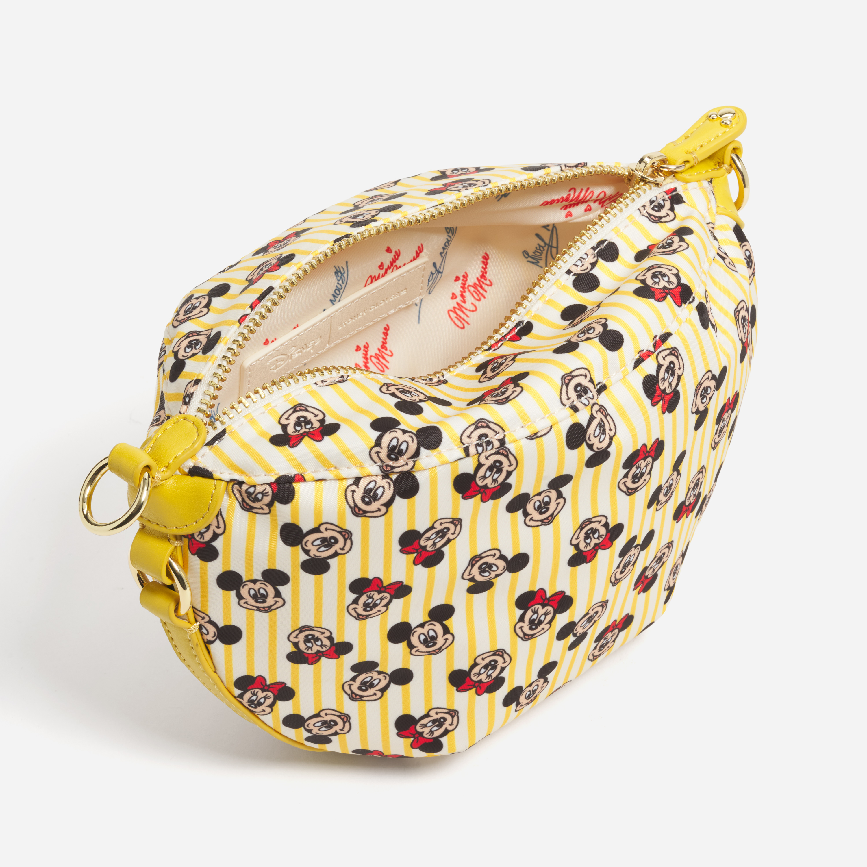 Disney Mickey Mouse & Minnie Mouse Crescent Crossbody Bag