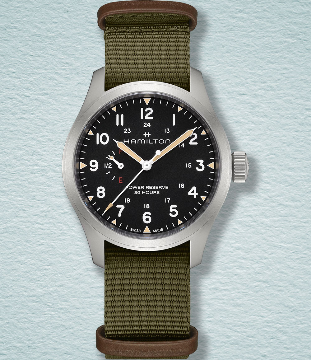 Khaki Field Mechanical Power Reserve 40 mm
