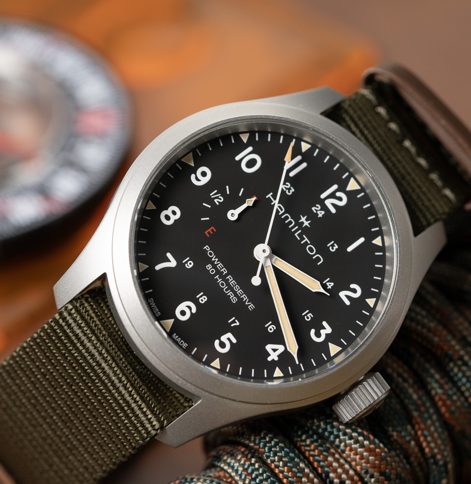 Khaki Field Mechanical Power Reserve 40 mm The Khaki Field Mechanical