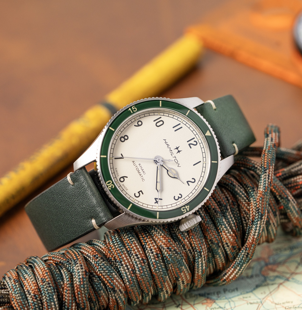 Khaki Aviation Pilot Pioneer 38mm The Aviation Pilot Pioneer